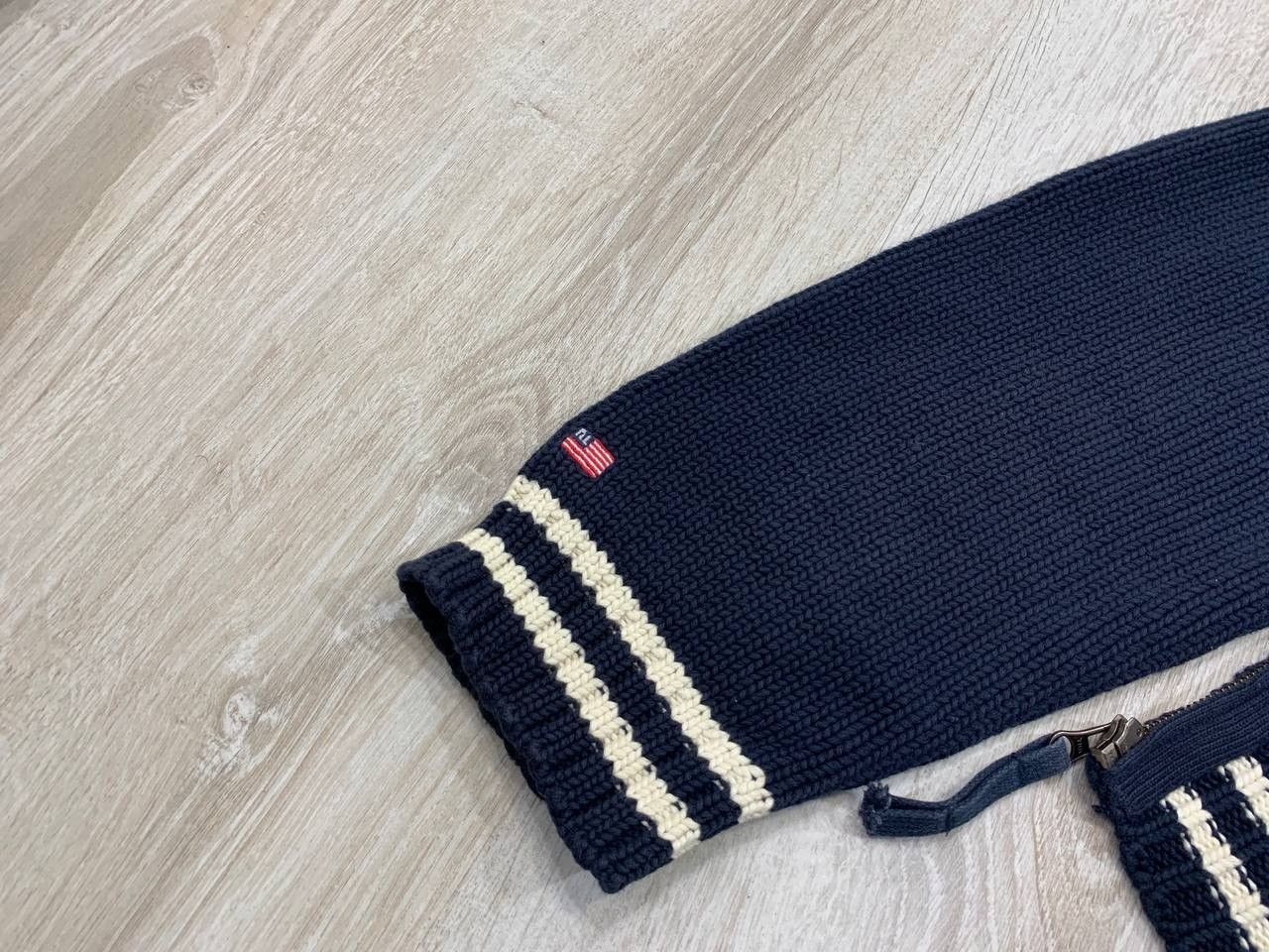 Polo Ralph Lauren × Vintage Mens vintage knitwear hoodie Polo Jeans Co. Ralph Lauren Size US M / EU 48-50 / 2 - 7 Thumbnail