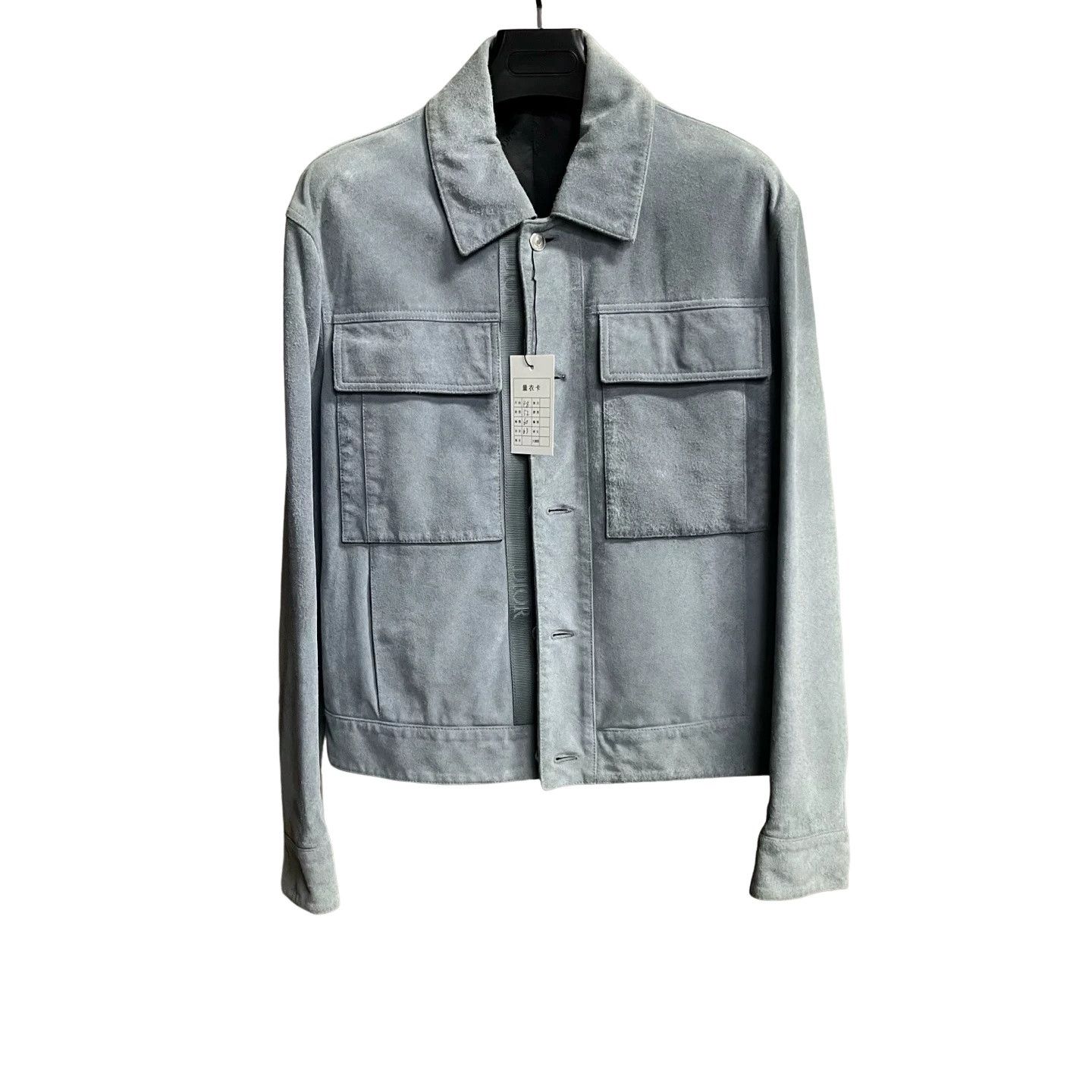 Dior Dior Blue Suede Trucker Jacket Size 48 Size US M / EU 48-50 / 2 - 1 Thumbnail