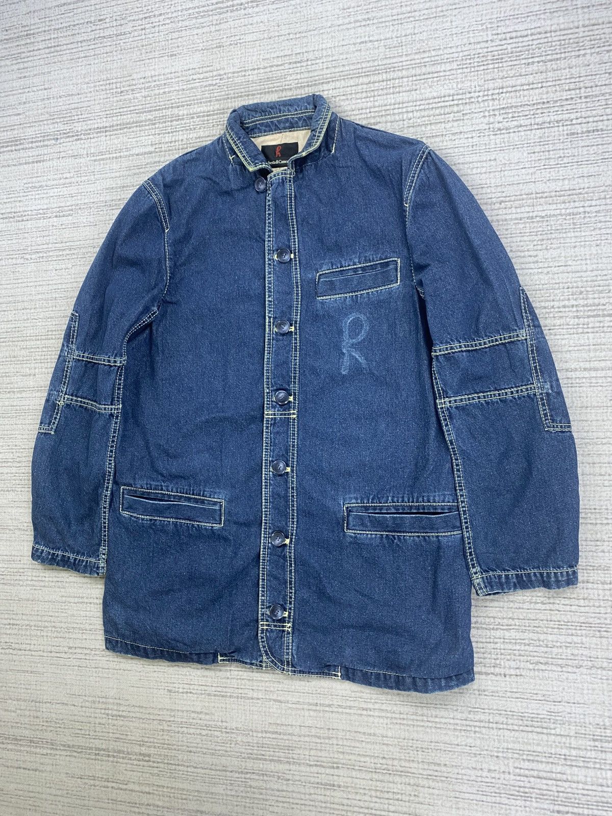 Roberta di Camerino Vtg 80s Roberta Di Camerino Denim Multipocket Jacket Size US M / EU 48-50 / 2 - 4 Thumbnail