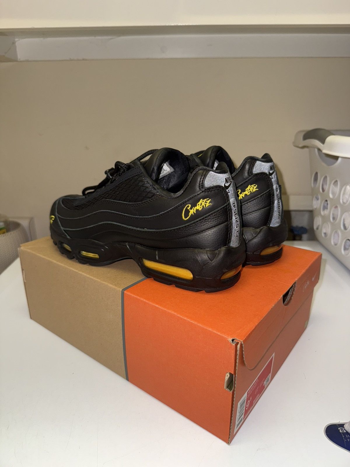 Corteiz × Nike Nike x Corteiz Air Max 95 Honey Black US Men’s size 9.5 Size US 9.5 / EU 42-43 - 2 Thumbnail