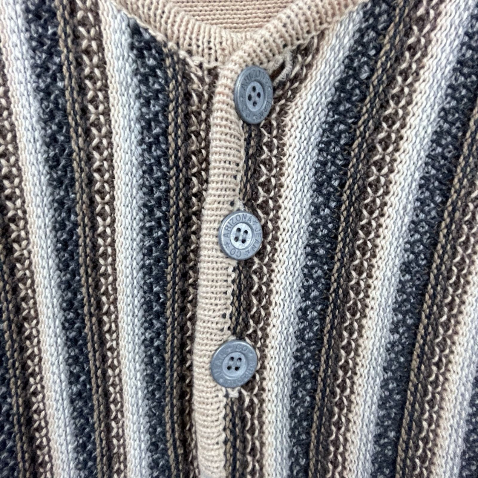 Arizona Jean Co. Vtg Arizona Jeans Sweater Mens Large Grandpa 90s Boho Earthy Size US L / EU 52-54 / 3 - 2 Thumbnail