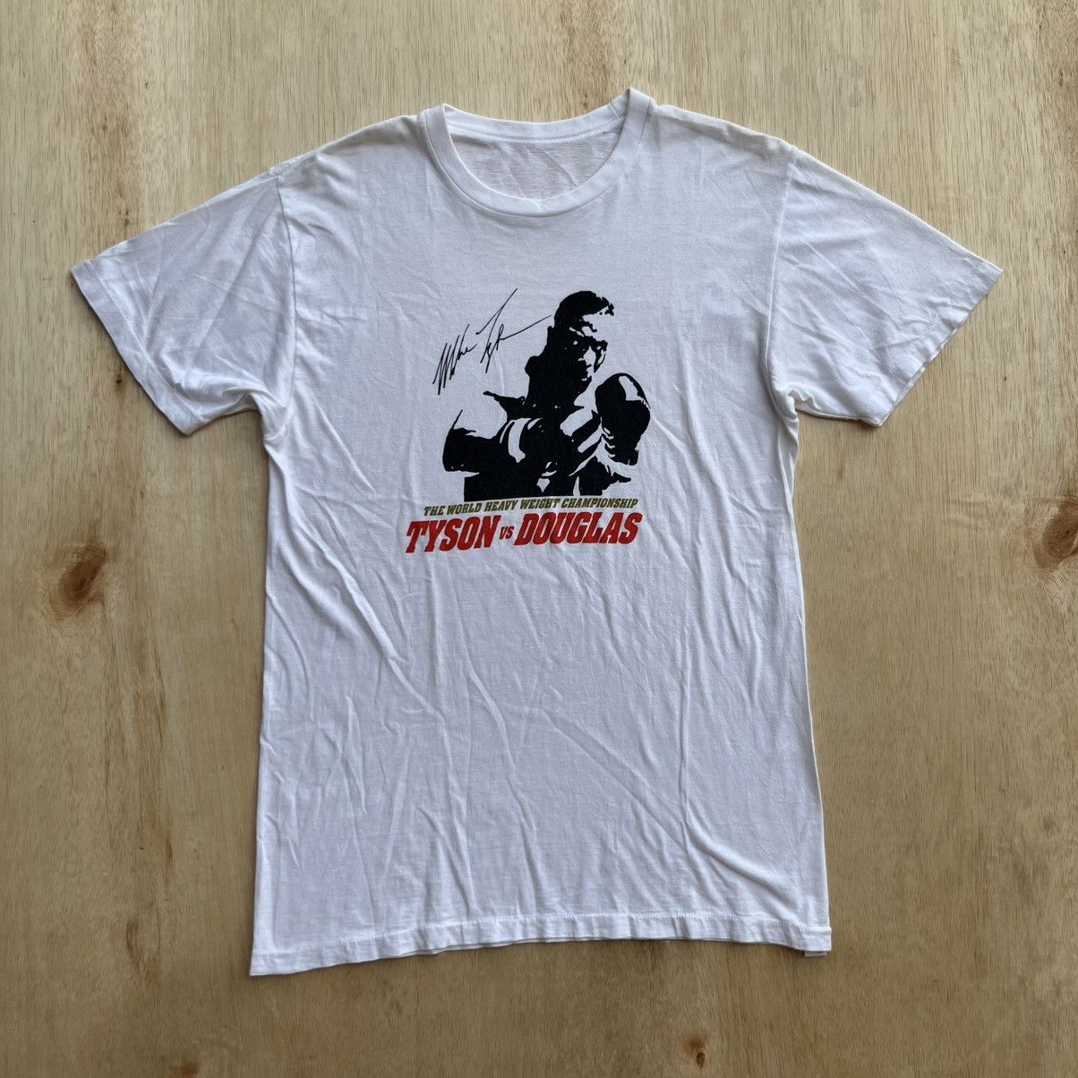 Vintage TYSON VS DOUGLAS VINTAGE TEE 90s ALL SINGGLE STITCH Size US M / EU 48-50 / 2 - 1 Thumbnail