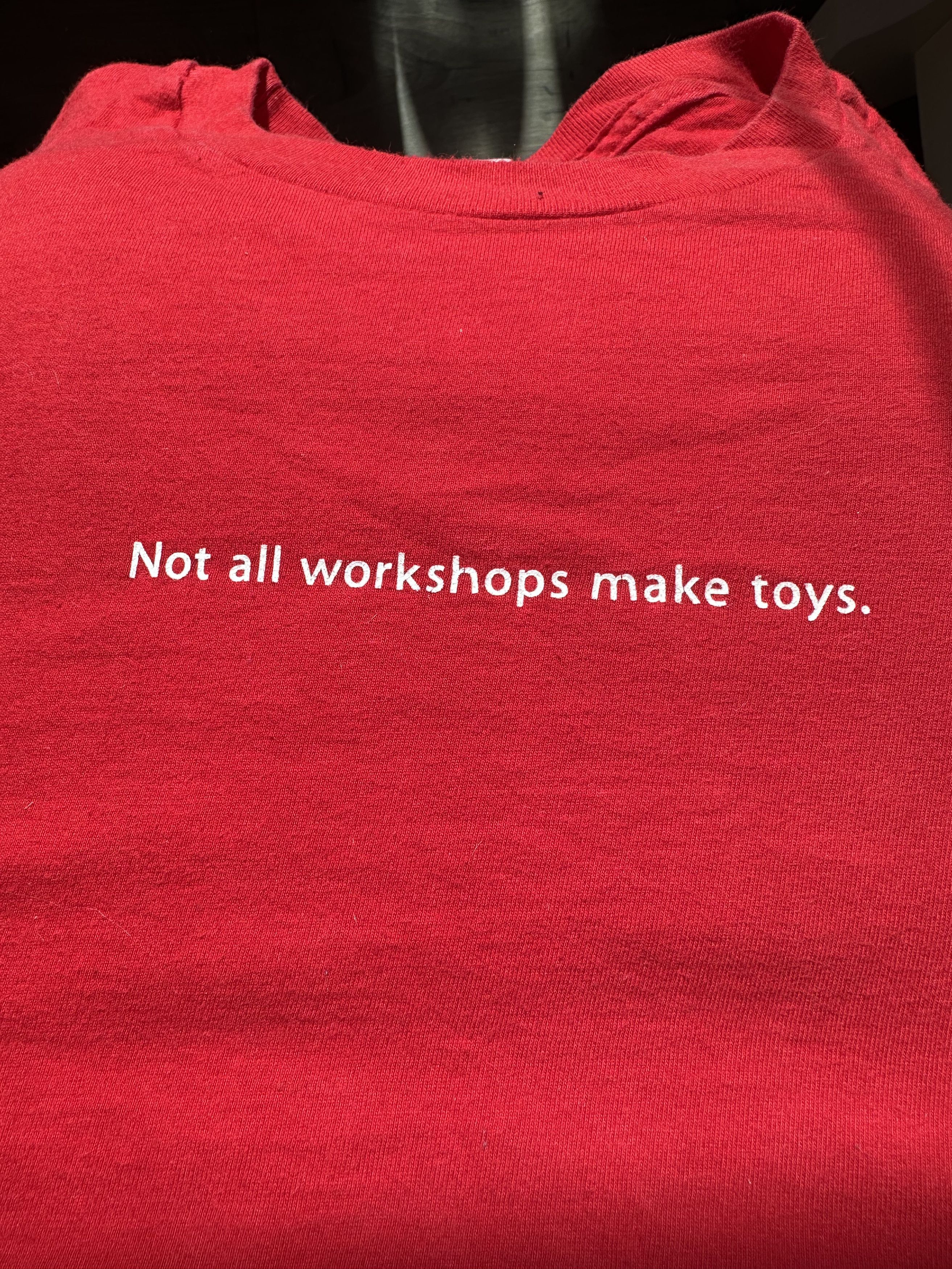 American Apparel × Apple Not All Workshops Make Toys Apple Long Sleeve Tee Size US L / EU 52-54 / 3 - 1 Thumbnail