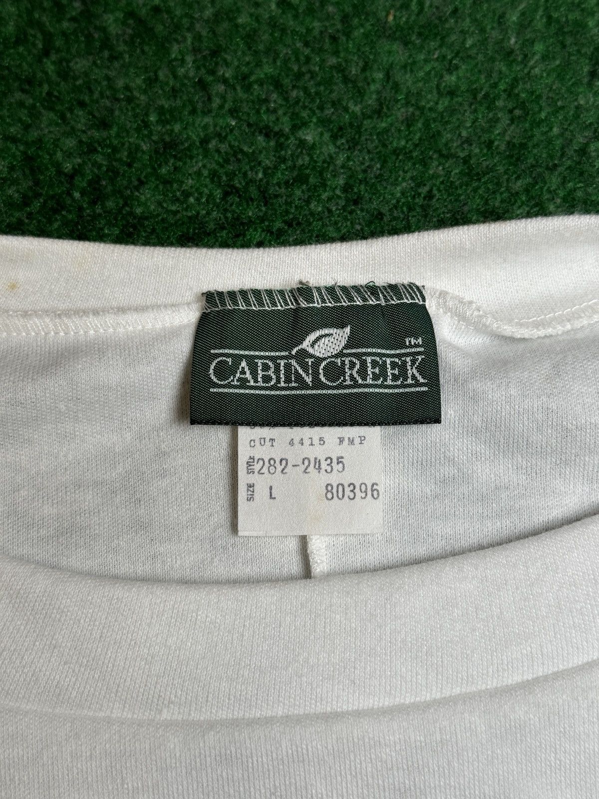 Cabin Creek × Vintage Vintage 90s African Safari zebra Short Sleeve Sweatshirt Size L / US 10 / IT 46 - 3 Thumbnail