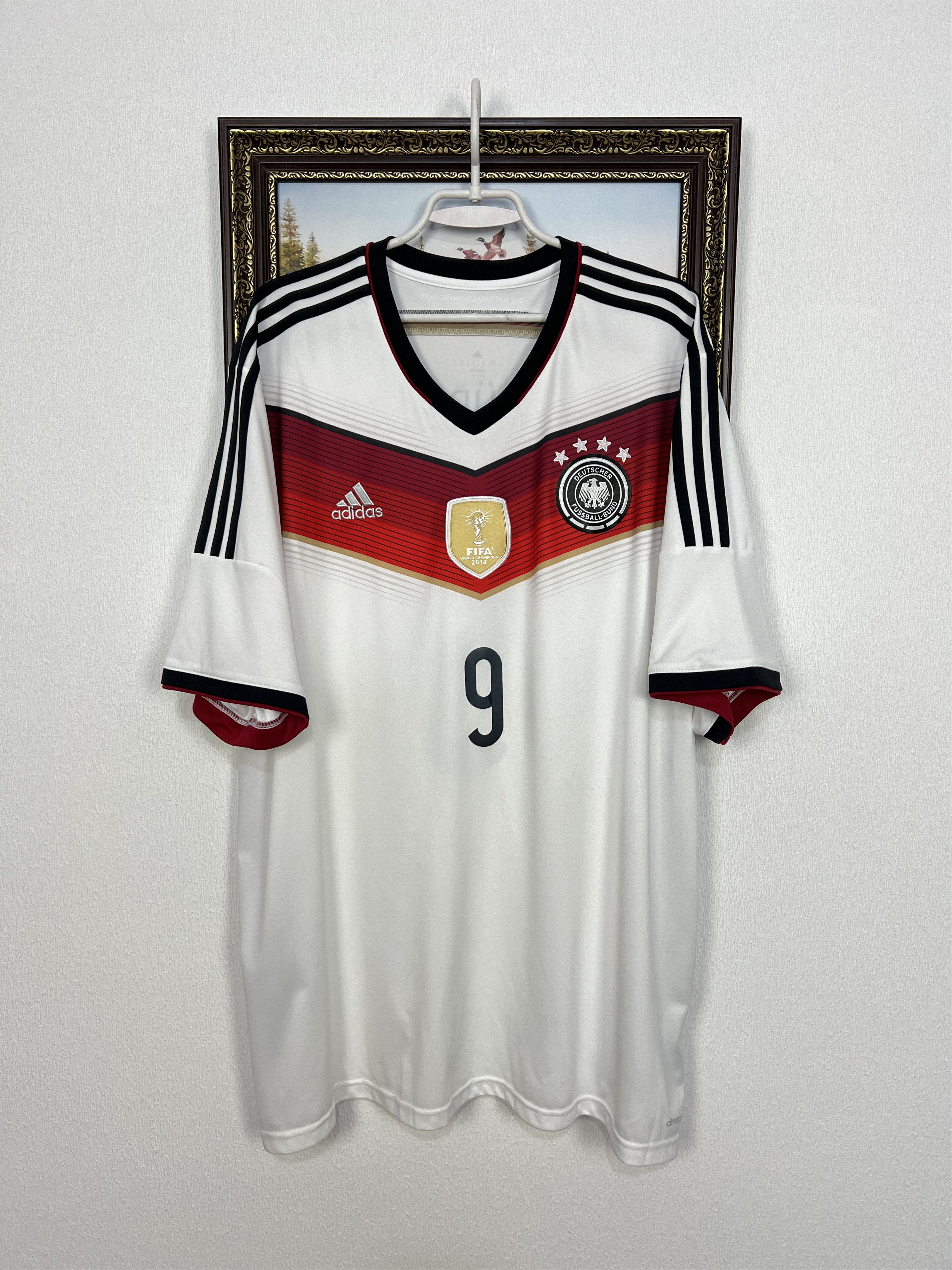 Adidas Germany Home football shirt 2014 #9 Schurrle Adidas 3XL Size US XXL / EU 58 / 5 - 4 Thumbnail