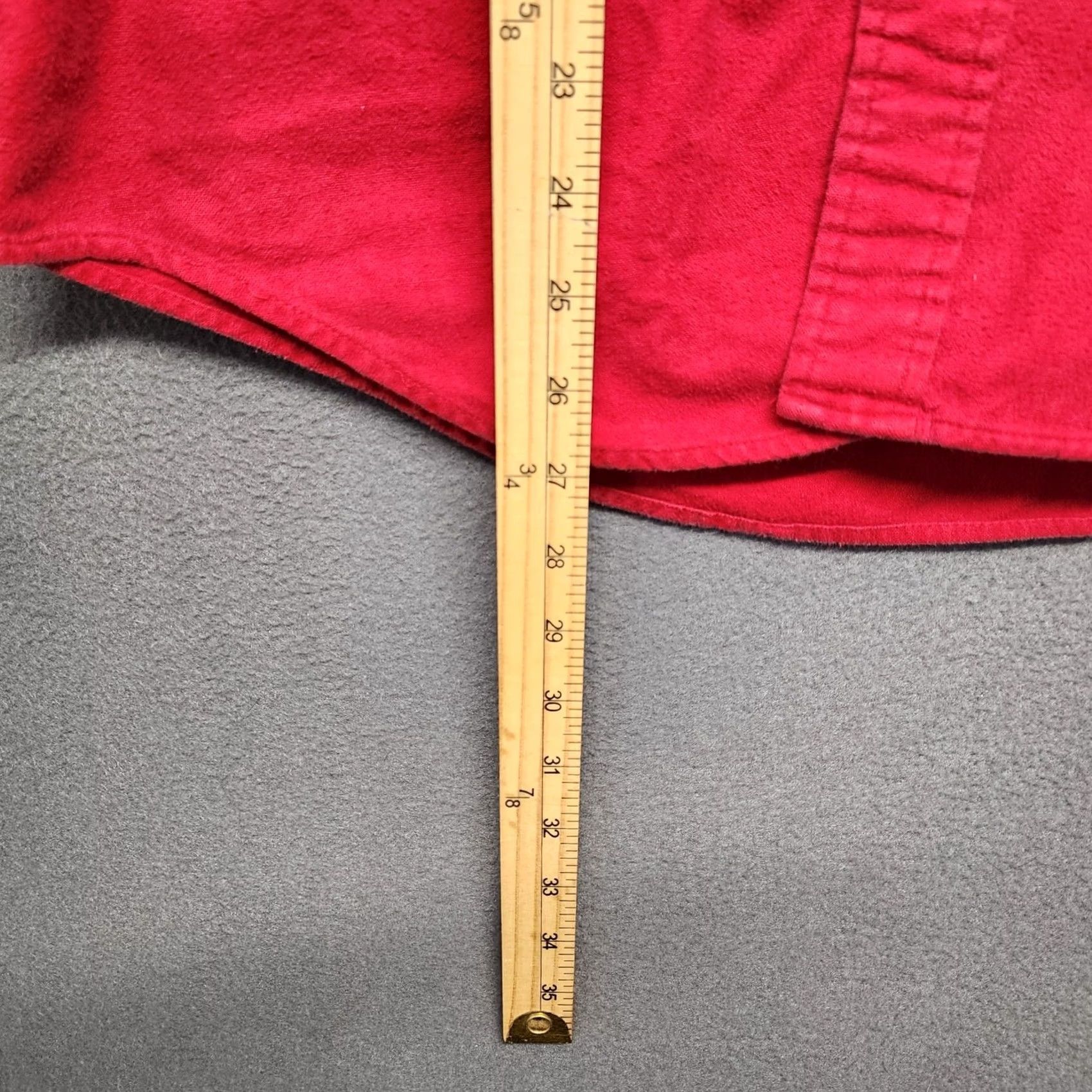 McGregor VINTAGE McGregor Scotland Men Shirt Long Sleeve Button-Up Chamois Flannel Red Medium Size US M / EU 48-50 / 2 - 5 Thumbnail