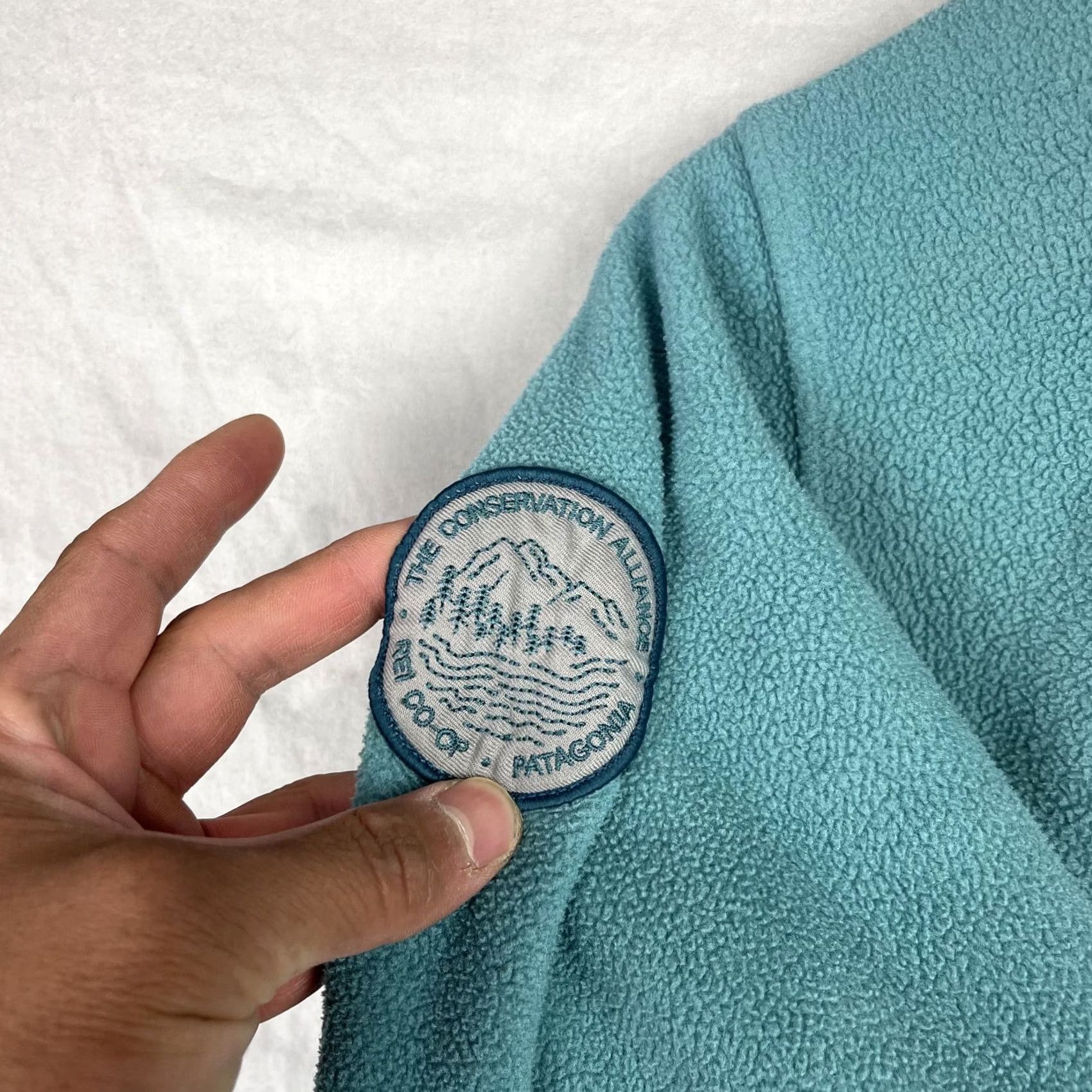 Patagonia Patagonia Sweater Womens Small Blue Synchilla Snap-T The Conservation Alliance Shirt Size S / US 4 / IT 40 - 5 Thumbnail