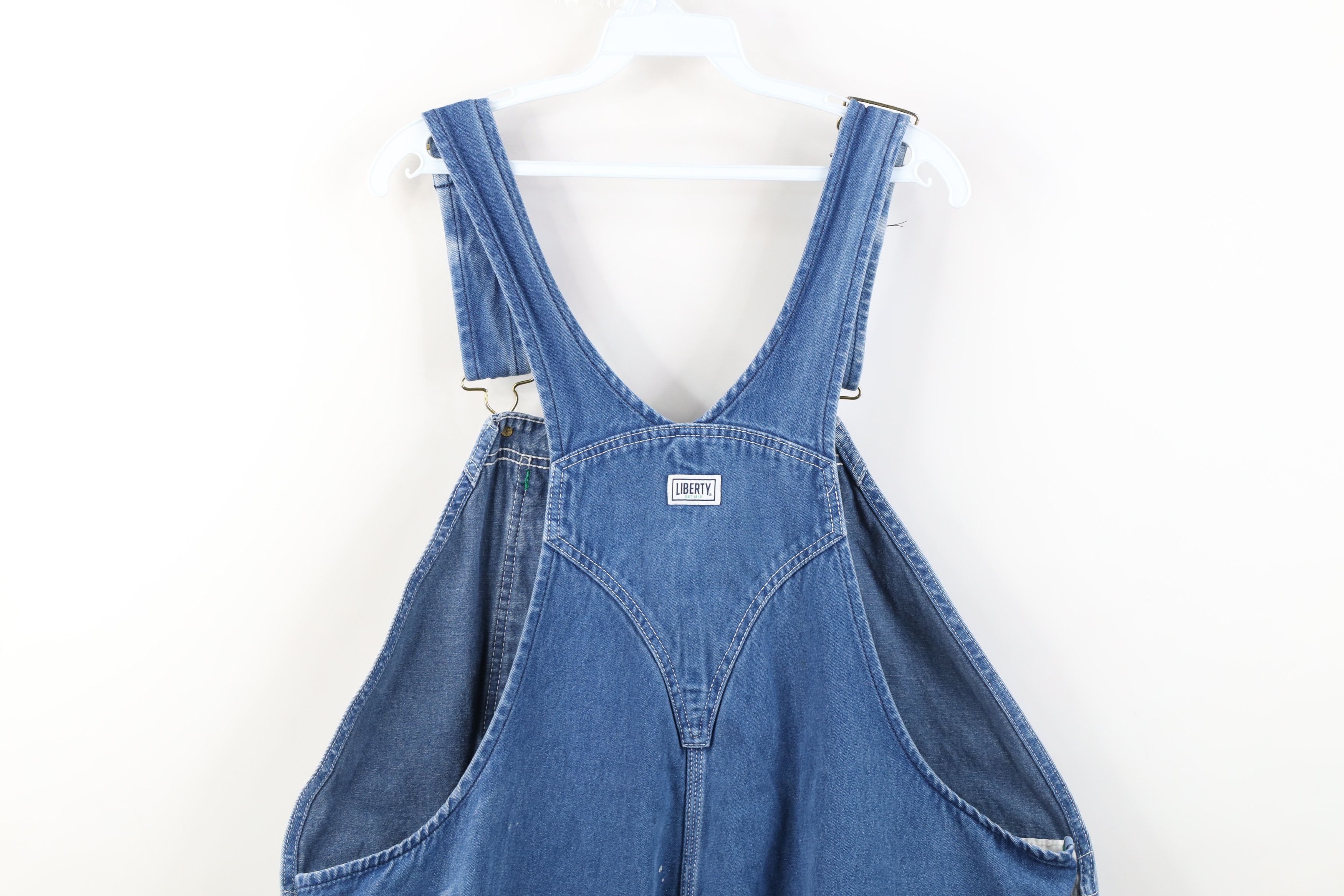 Vintage Vintage Y2K Streetwear Distressed Wide Leg Denim Overalls Size US 44 / EU 60 - 17 Thumbnail