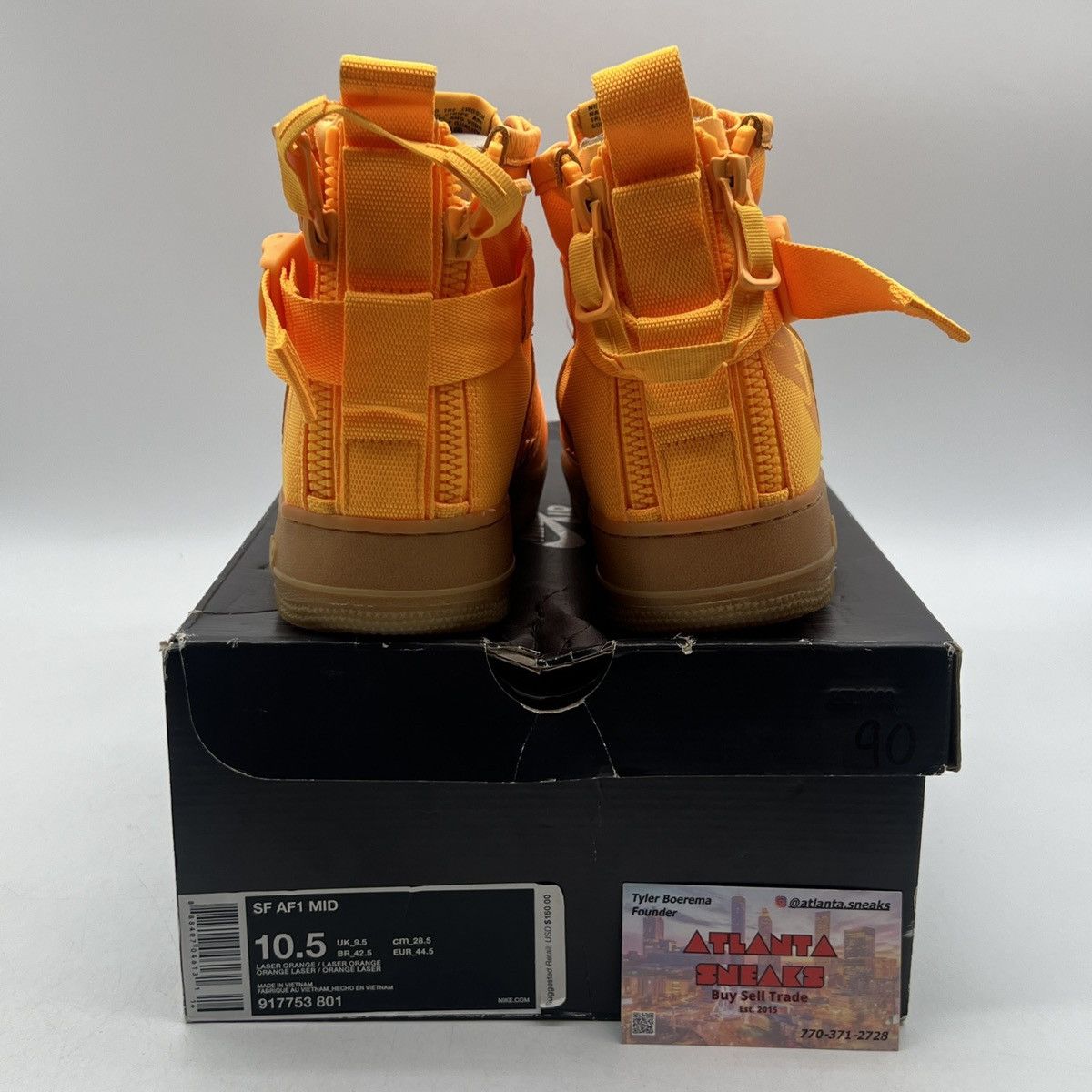 Nike Air Force 1 mid obj Size US 10.5 / EU 43-44 - 3 Thumbnail
