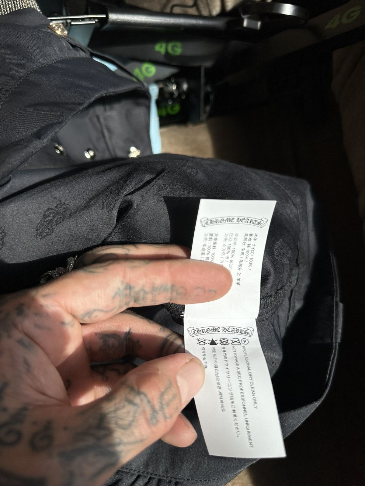 Chrome Hearts Chrome Hearts Nylon & Leather double knee pants mens jeans Size US 36 / EU 52 - 11 Thumbnail