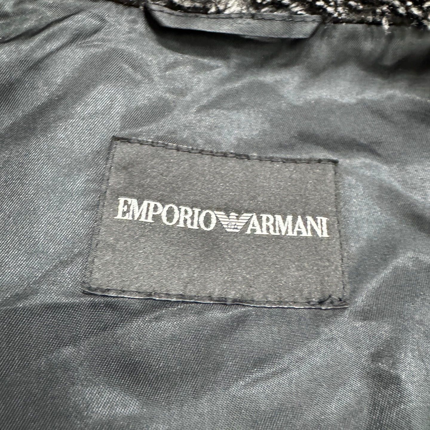 Emporio Armani EMPORIO ARMANI Wool Mohair Blend Fur Collar 52 Size US L / EU 52-54 / 3 - 2 Thumbnail