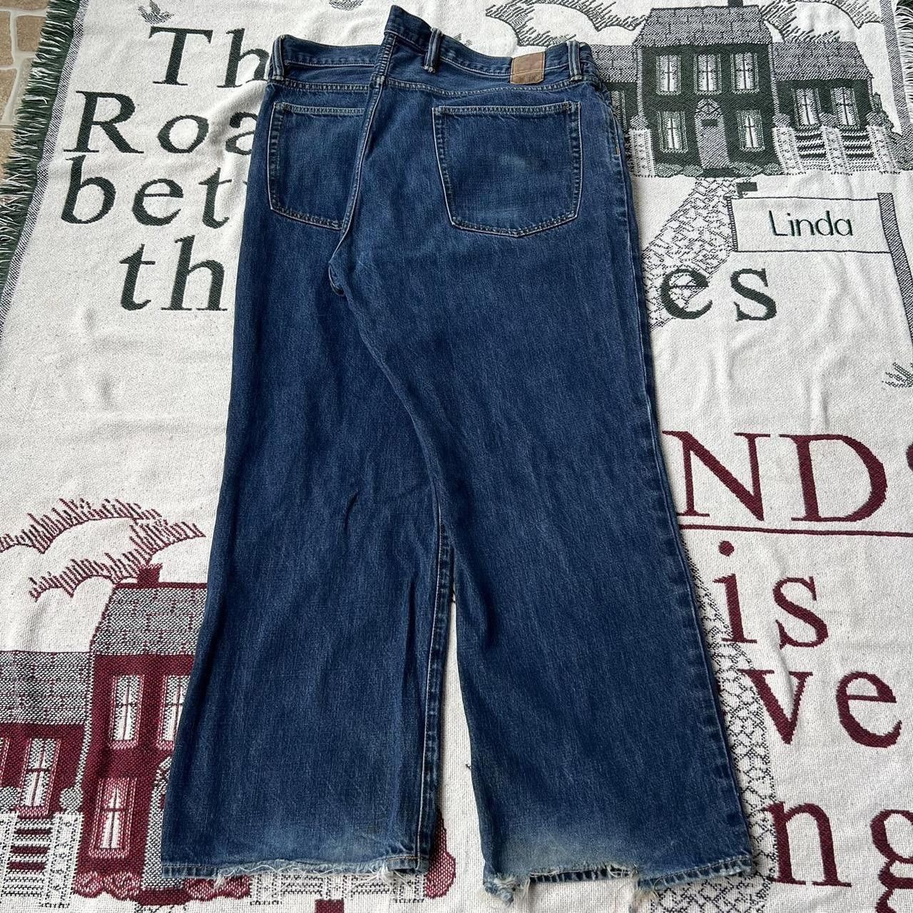 Gap Vintage/Y2K Baggy Gap Skater Style Dark Wash Grunge Denim Jeans! Size US 44 / EU 60 - 4 Thumbnail