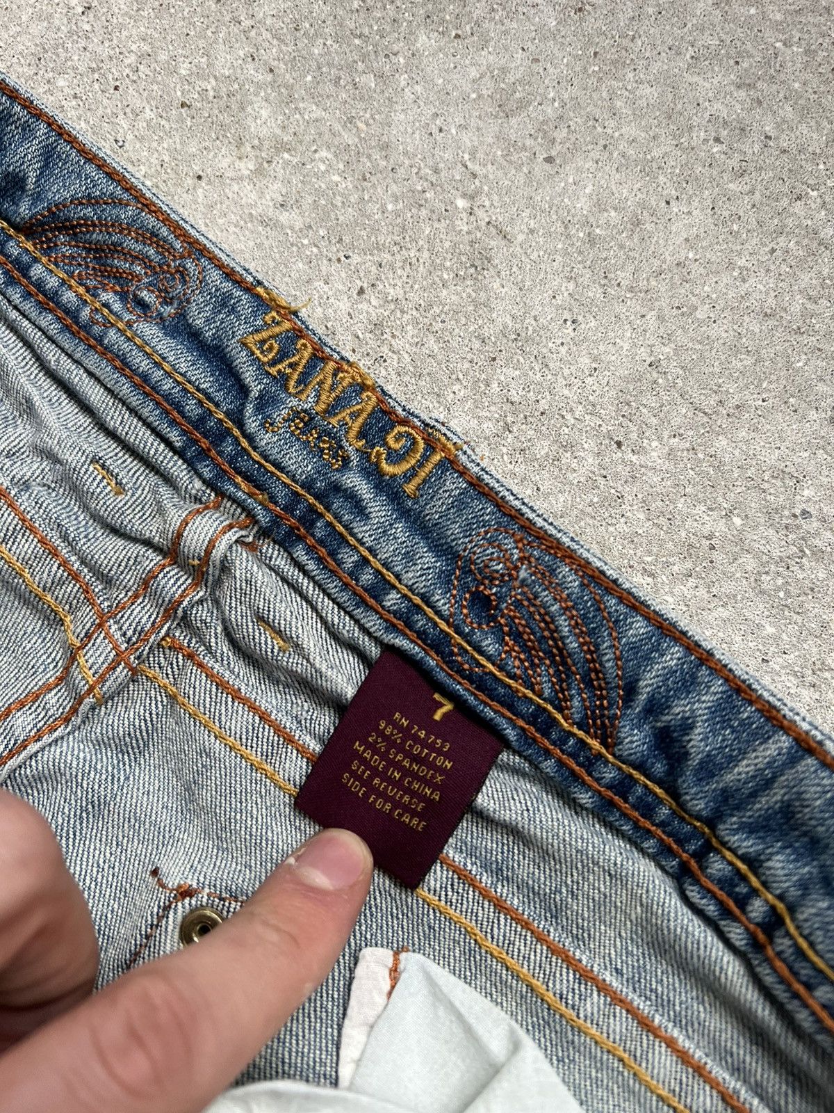 Hysteric Glamour × If Six Was Nine × Le Grande Bleu (L.G.B.) Rare Flared IfSixWasNine Junya LGB Style jeans Y2K Size 28" / US 6 / IT 42 - 9 Thumbnail
