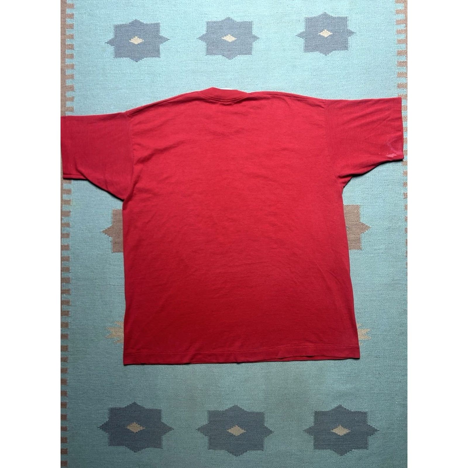 Vintage VINTAGE 90s Detroit Red Wings T-Shirt Hockey Single Stitch NHL Big Logo 2XL Mens Red Shirt Size US XXL / EU 58 / 5 - 7 Thumbnail