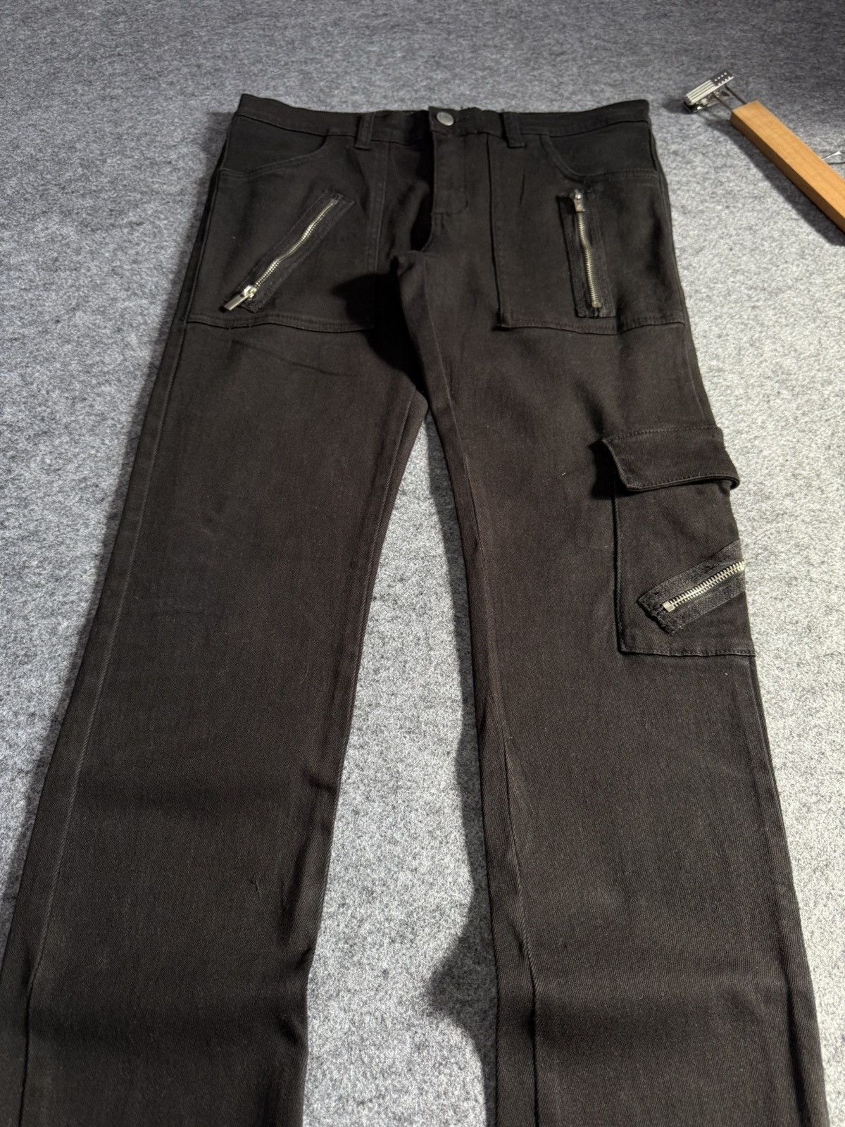 CIVARIZE × Cheap Monday × LOWBOX Cheap Monday Rebel Punk Bondage Skinny Cargo Stacked Jeans Size US 30 / EU 46 - 9 Thumbnail