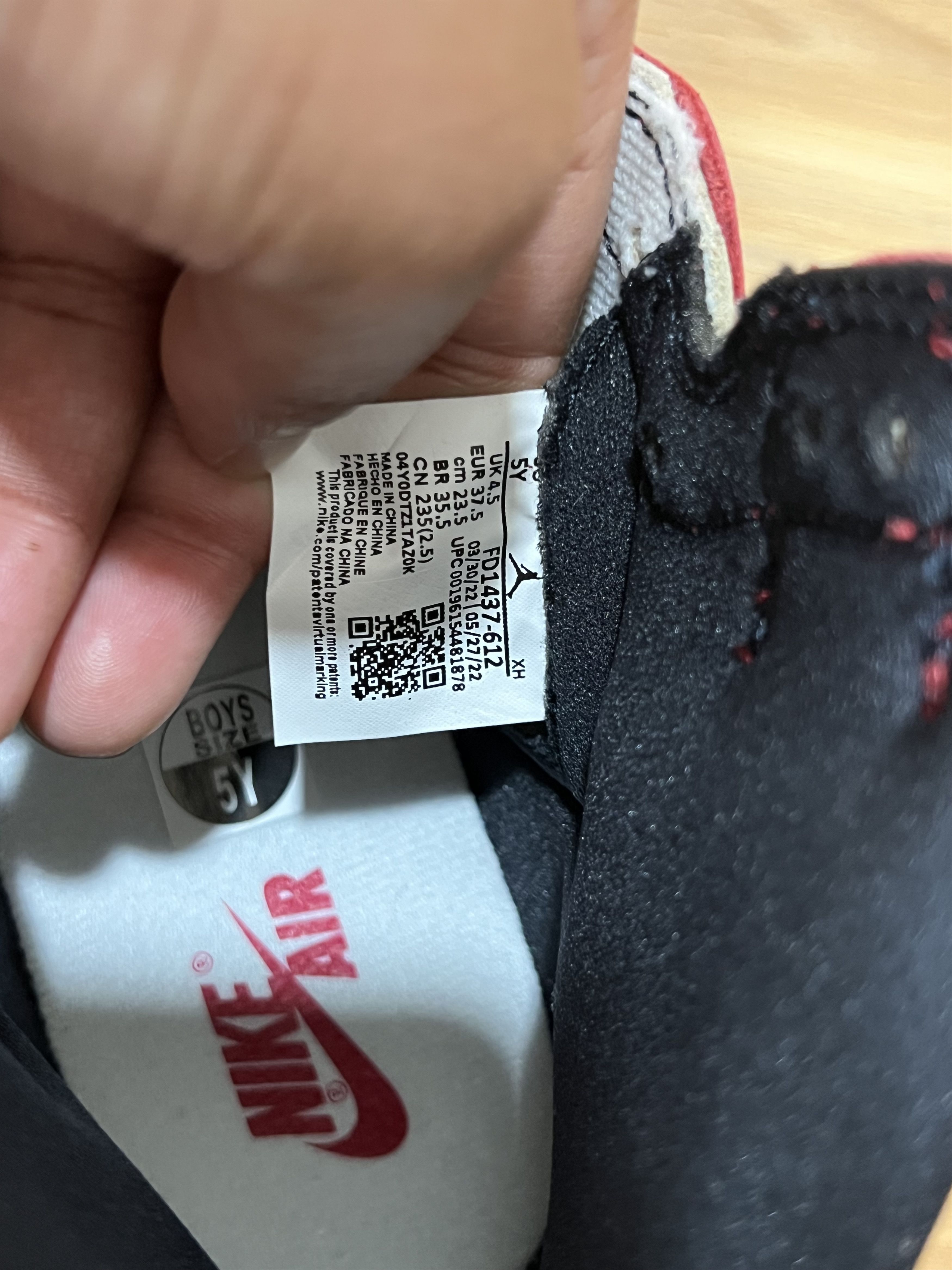Jordan Brand Air Jordan 1 Retro High Size US 5 / EU 37 - 9 Thumbnail