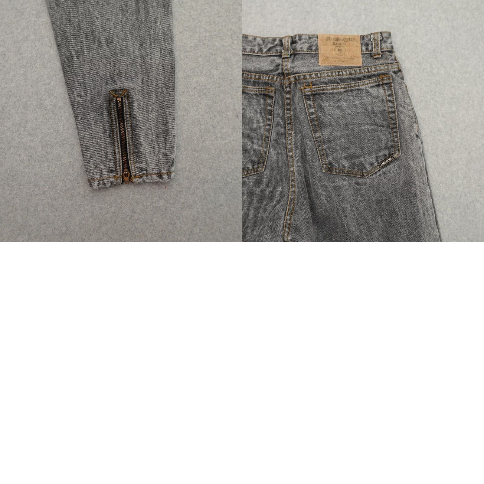 Jordache VINTAGE Jordache Women's Jeans Skinny 11/12 Gray Acid Wash High Rise Ankle 11X28 GENDER: Women Size 32" / US 10 / IT 46 - 10 Thumbnail