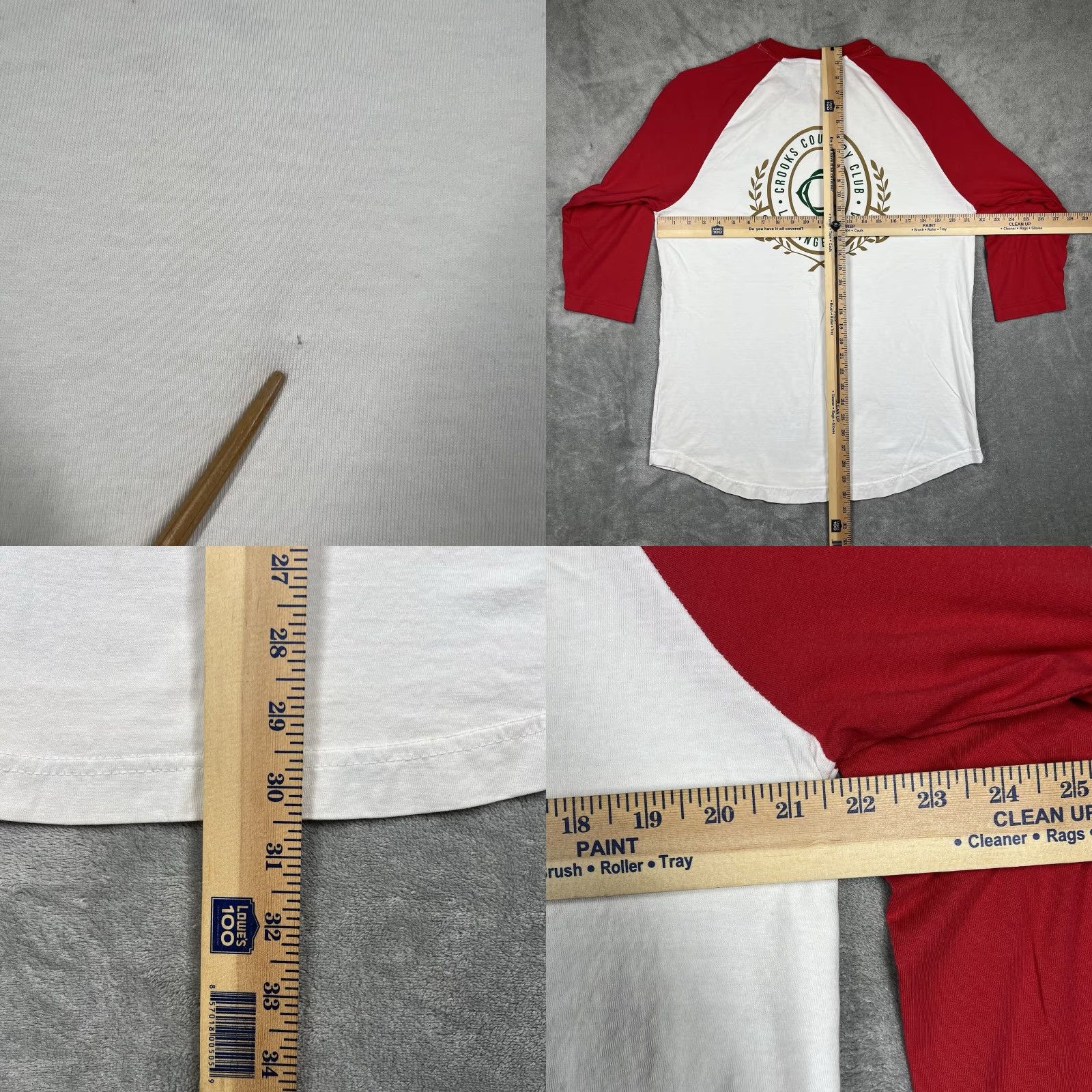 Crooks & Castles Crooks & Castles Men's T-Shirt Crooks & Castles Logo White 3/4 Sleeve Crew Neck 100% Cotton L Regular Vintage? No Size US L / EU 52-54 / 3 - 9 Thumbnail