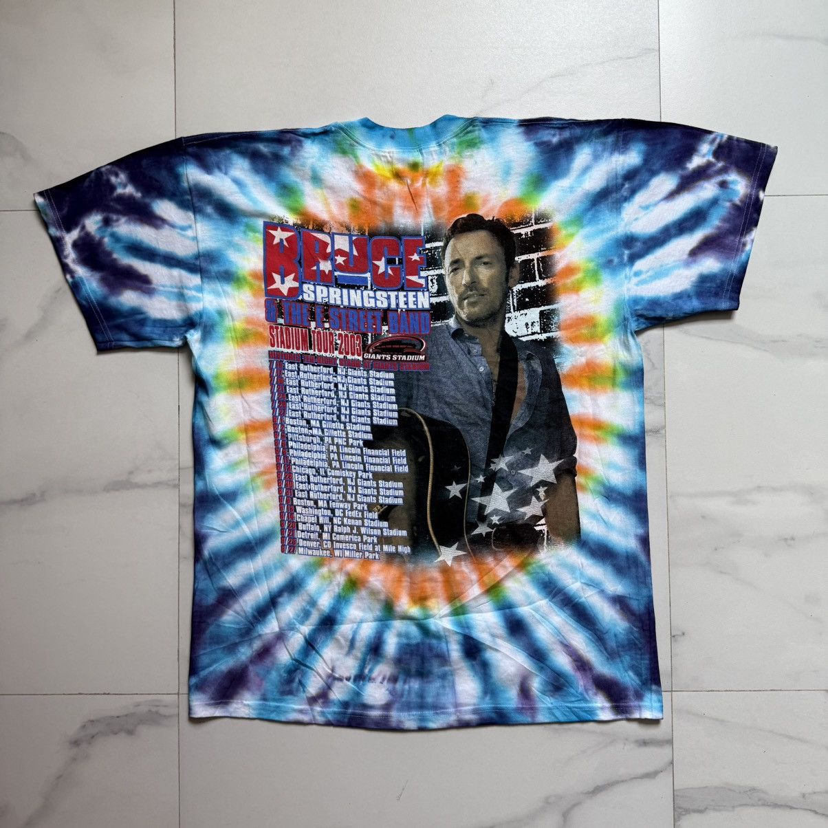 Band Tees Vintage Y2K Bruce Springsteen Stadium Tour T-Shirt Size US L / EU 52-54 / 3 - 3 Thumbnail