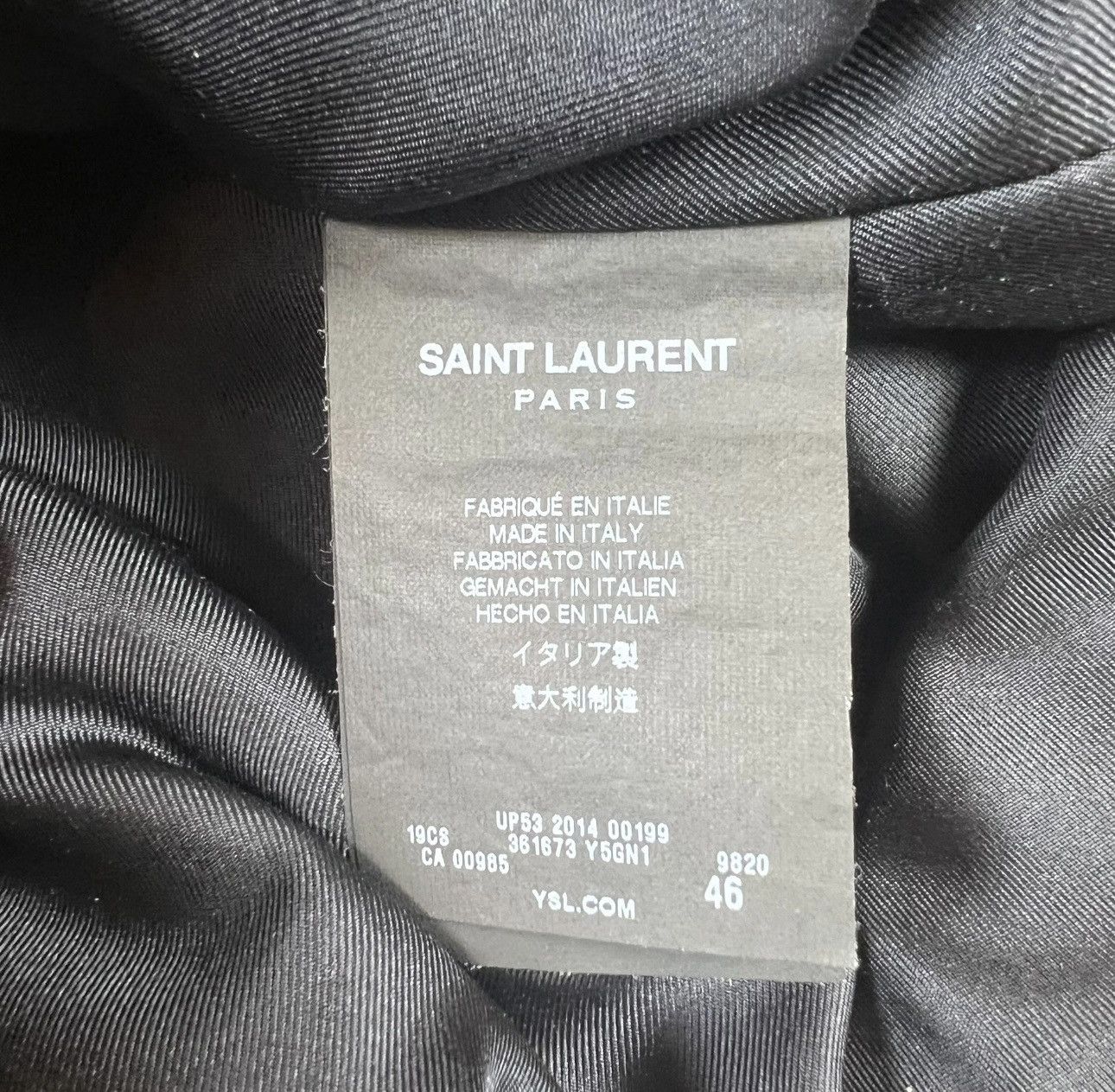 Saint Laurent Paris Saint Laurent Paris 2014 suede jacket Size US S / EU 44-46 / 1 - 4 Thumbnail