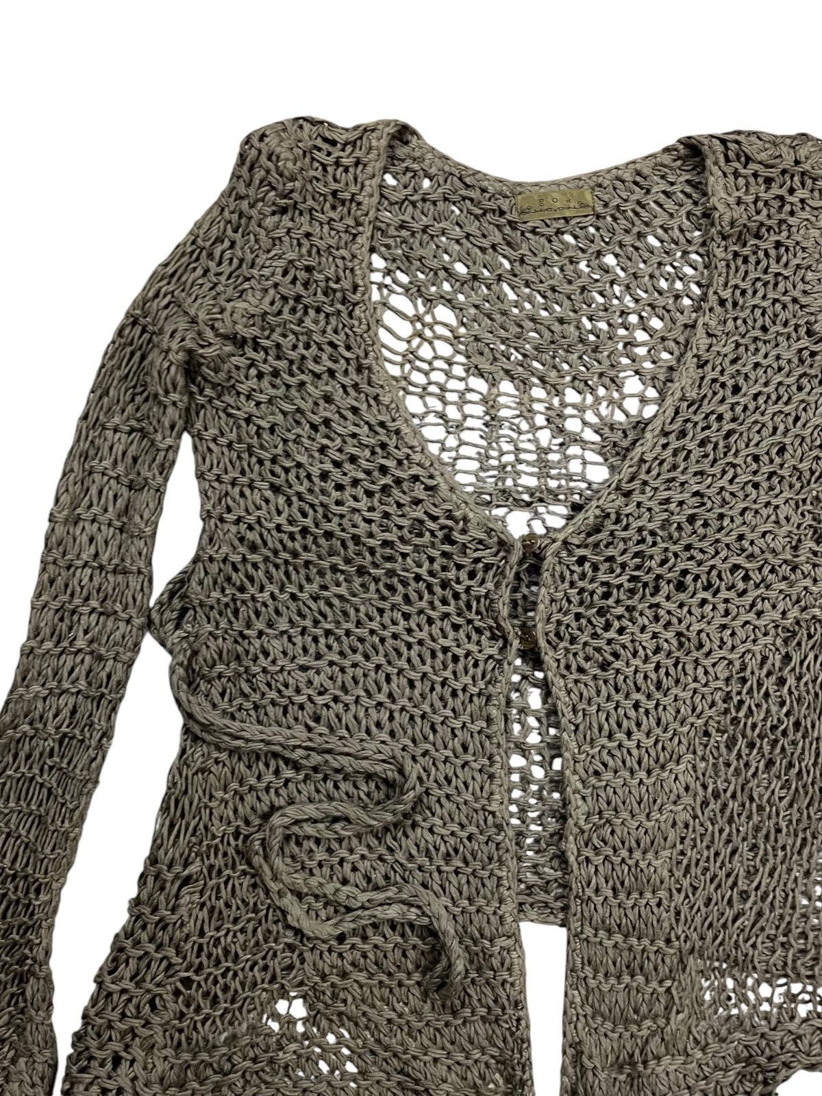If Six Was Nine 2000s GOA - Knitted Fish Net Top Size US M / EU 48-50 / 2 - 7 Thumbnail