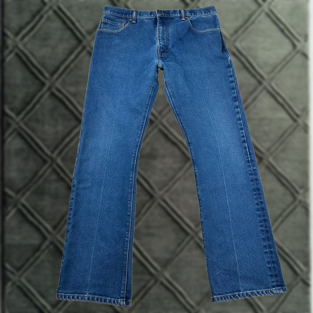 Levi's VINTAGE Levi's 517 Jeans Mens 36x34 Boot Cut Denim Cowboy Jeans Mens Regular Blue 5-Pocket Design Size US 36 / EU 52 - 1 Thumbnail
