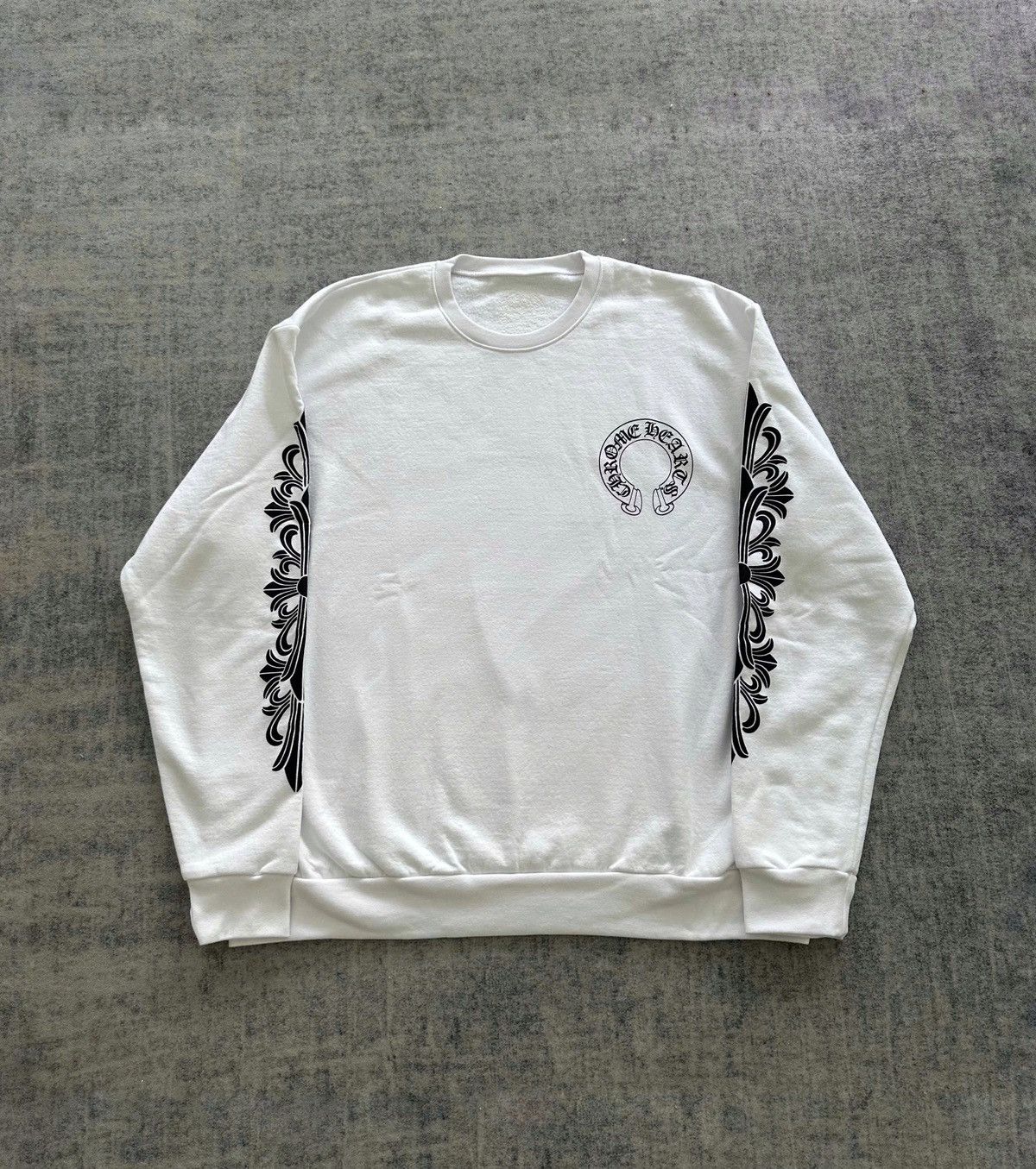 Chrome Hearts Chrome hearts Horse shoe sweater white Size US L / EU 52-54 / 3 - 1 Thumbnail