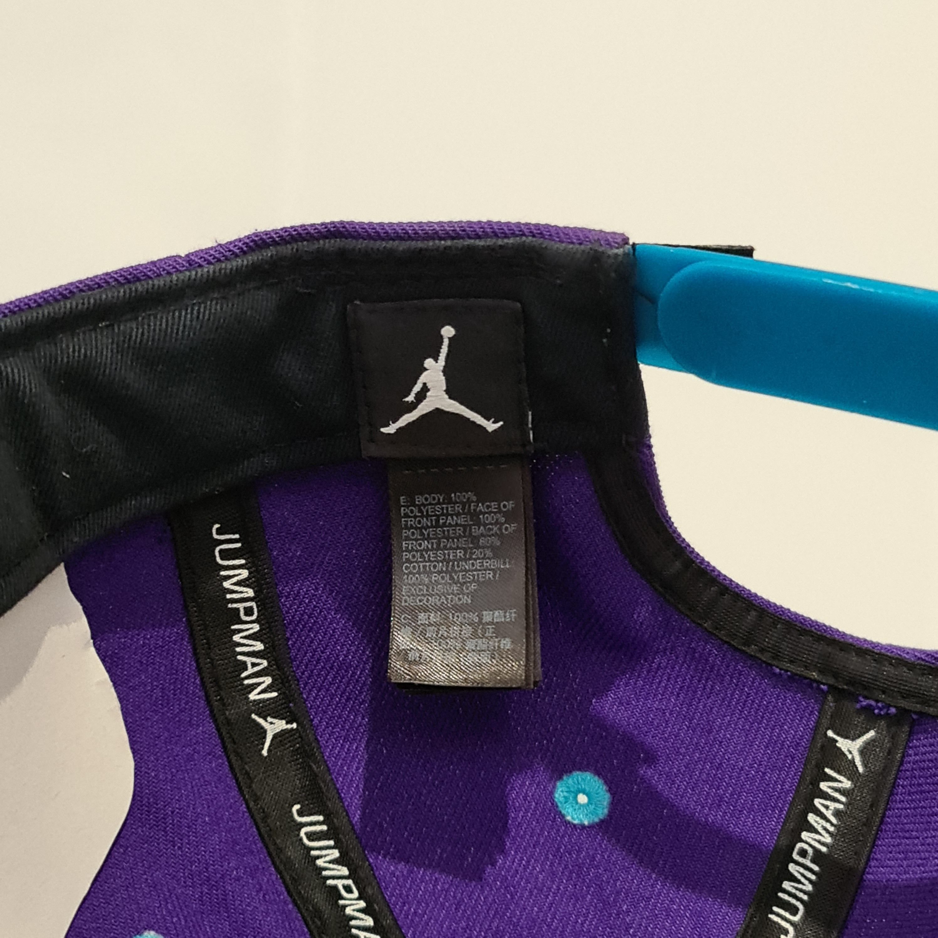 Jordan Brand Jordan Cap Snapback 'CNY Hornets' Purple/Grey Size ONE SIZE - 8 Thumbnail