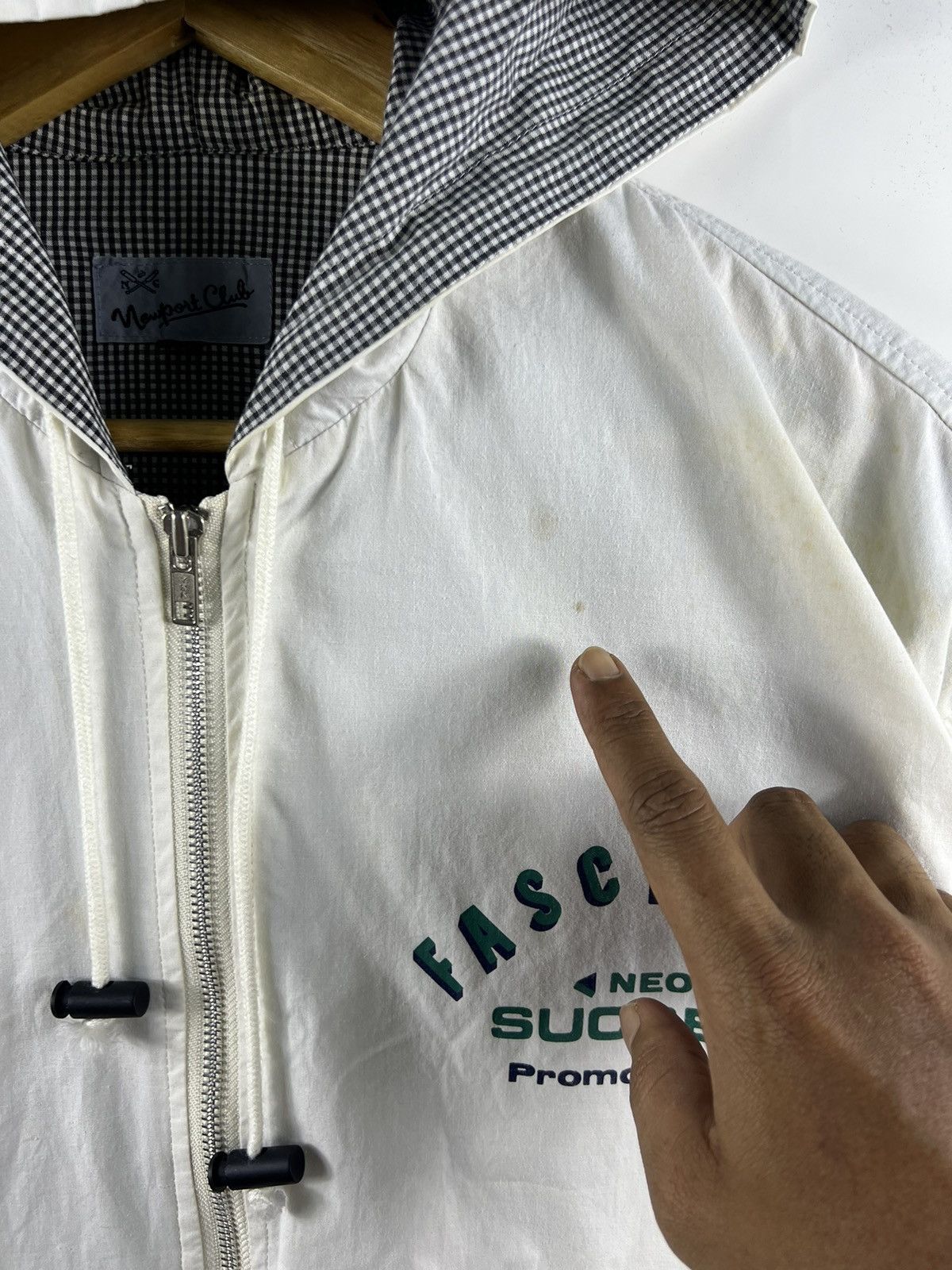 Japanese Brand NEWPORT CLUB PROMISING STUDIO BOMBER BIG LOGO - M Size US M / EU 48-50 / 2 - 6 Thumbnail