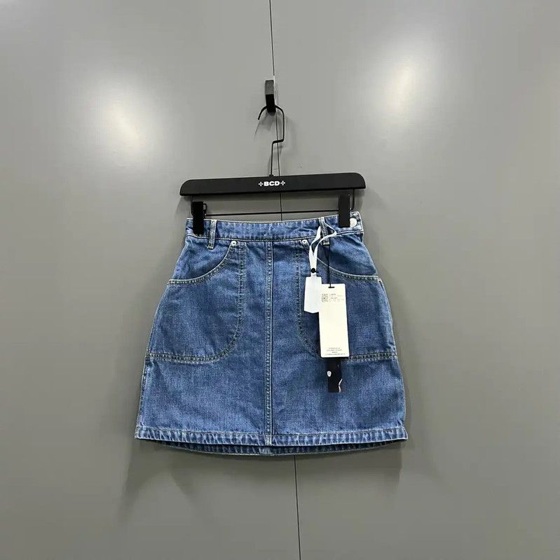 Kenzo KENZO Summer Blue Cotton Mini Skirt 0089 Size 26" / US 2 / IT 38 - 1 Thumbnail