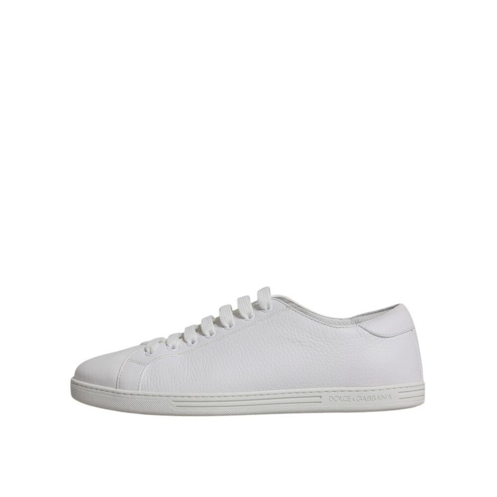 Dolce & Gabbana Dolce & Gabbana White Low Top Men Saint Tropez Sneakers Shoe Size US 12 / EU 45 - 6 Thumbnail