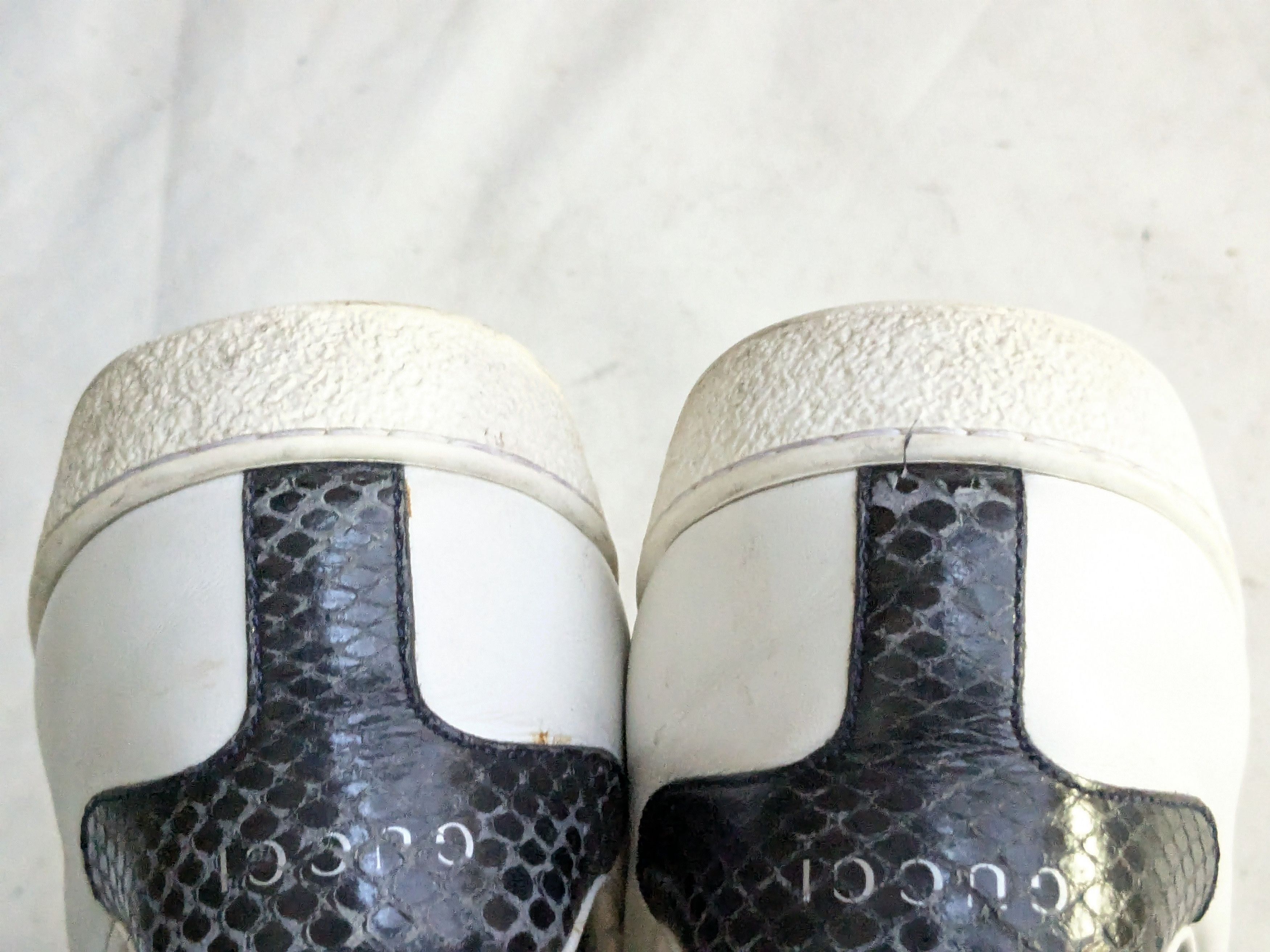 Gucci Gucci Ace Sneakers White Low Tops 9.5 Leather Size US 9.5 / EU 42-43 - 13 Thumbnail
