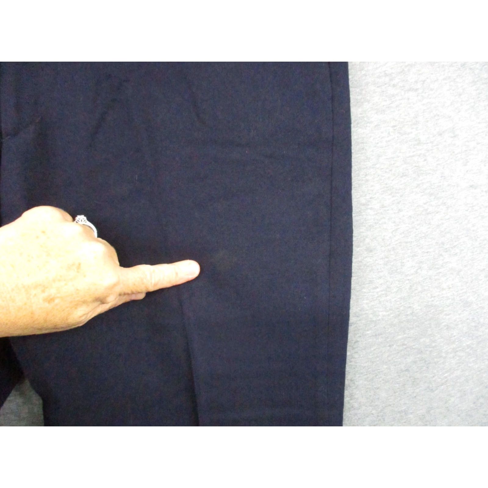 Vintage VINTAGE Corbin Huntington Flannel Pants 34x29 Navy Trousers EUC Mens Straight Wool Front Flat Front Slim Dress Pants Blues 90s Size US 34 / EU 50 - 3 Thumbnail