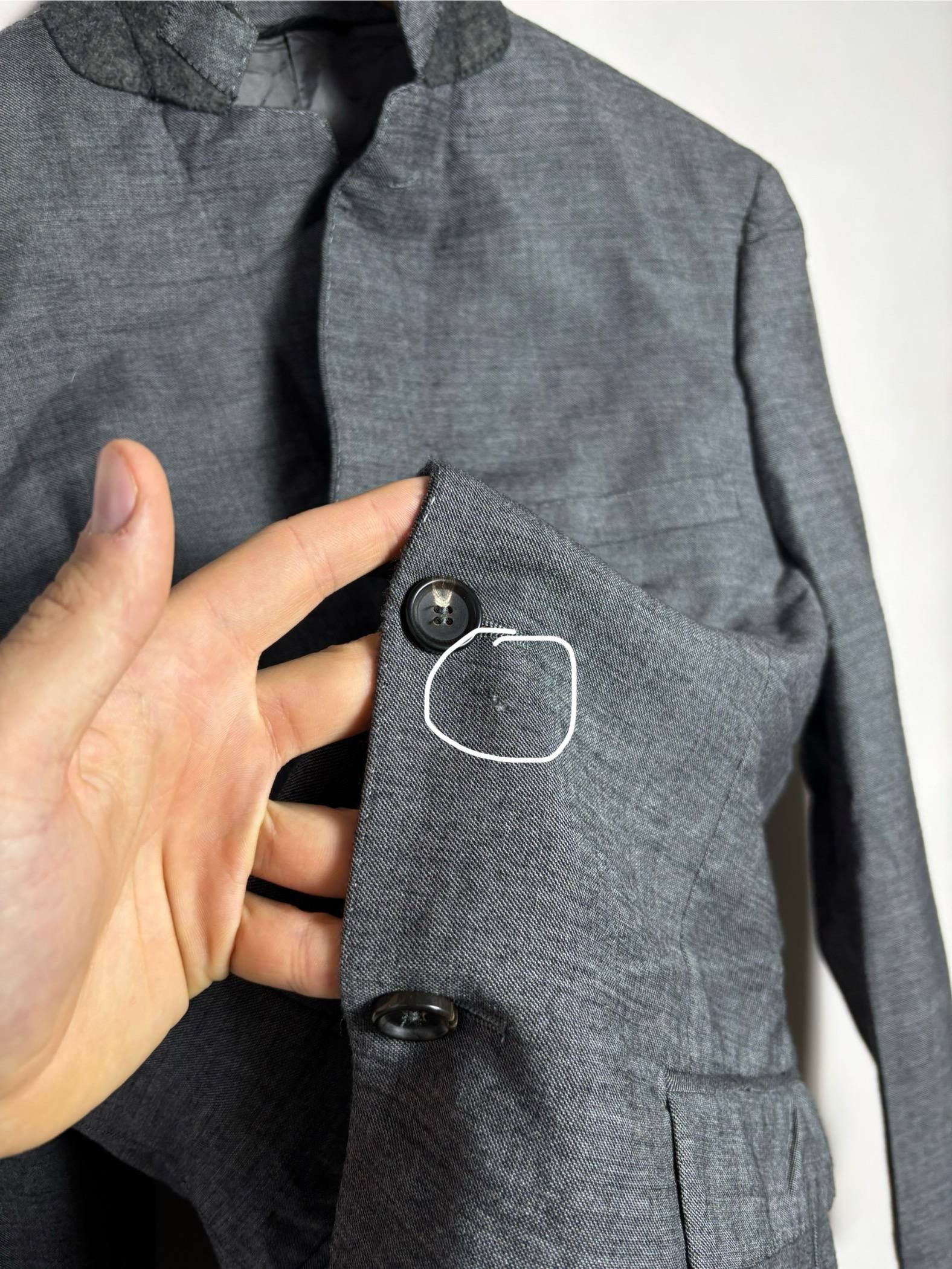 Tonello Tonello Lined Gray Wool Blazer 38 EU 48 Made in Italy Size 38R - 6 Thumbnail