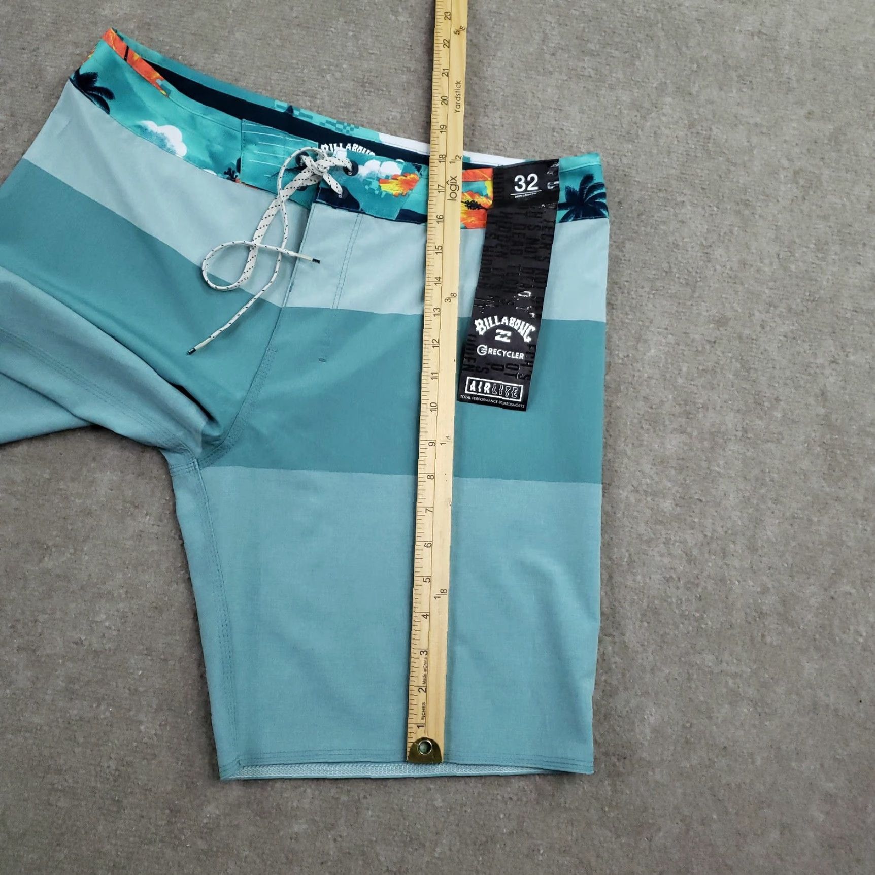Billabong Billabong Mens Board Shorts 32 Blue Colorblock Quick Dry Stretch Drawstring Back Pocket Surfing Flight Size US 32 / EU 48 - 4 Thumbnail