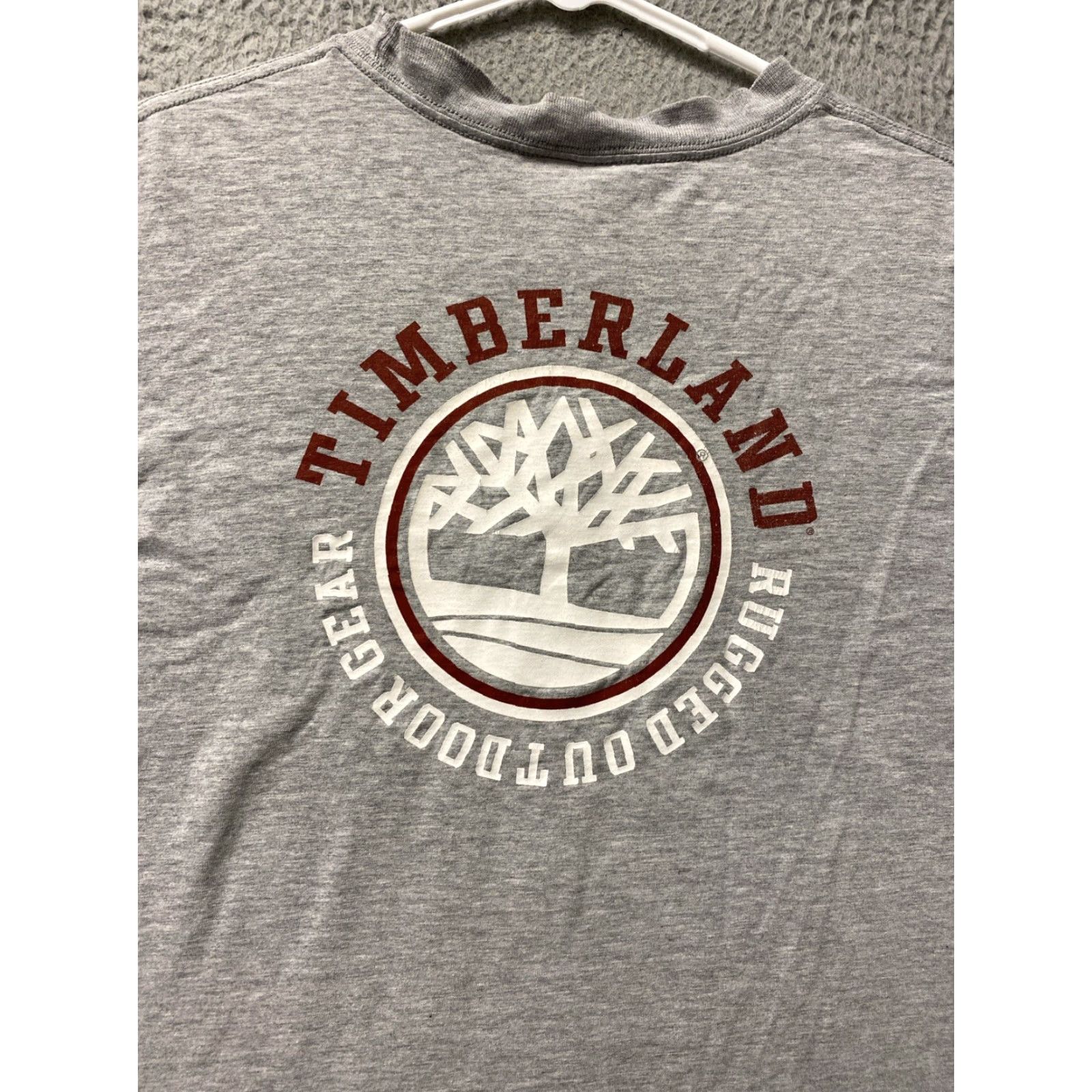 Timberland VINTAGE Timberland Graphic Print Shirt Men’s 2XL Gray Long Sleeve Y2K Streetwear Size US XXL / EU 58 / 5 - 7 Thumbnail