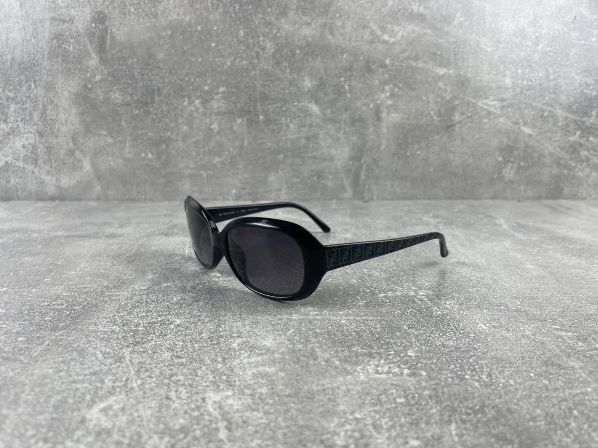Fendi Fendi Black Oval FF Monogram Sunglasses Italy Made Vintage Size ONE SIZE - 1 Thumbnail