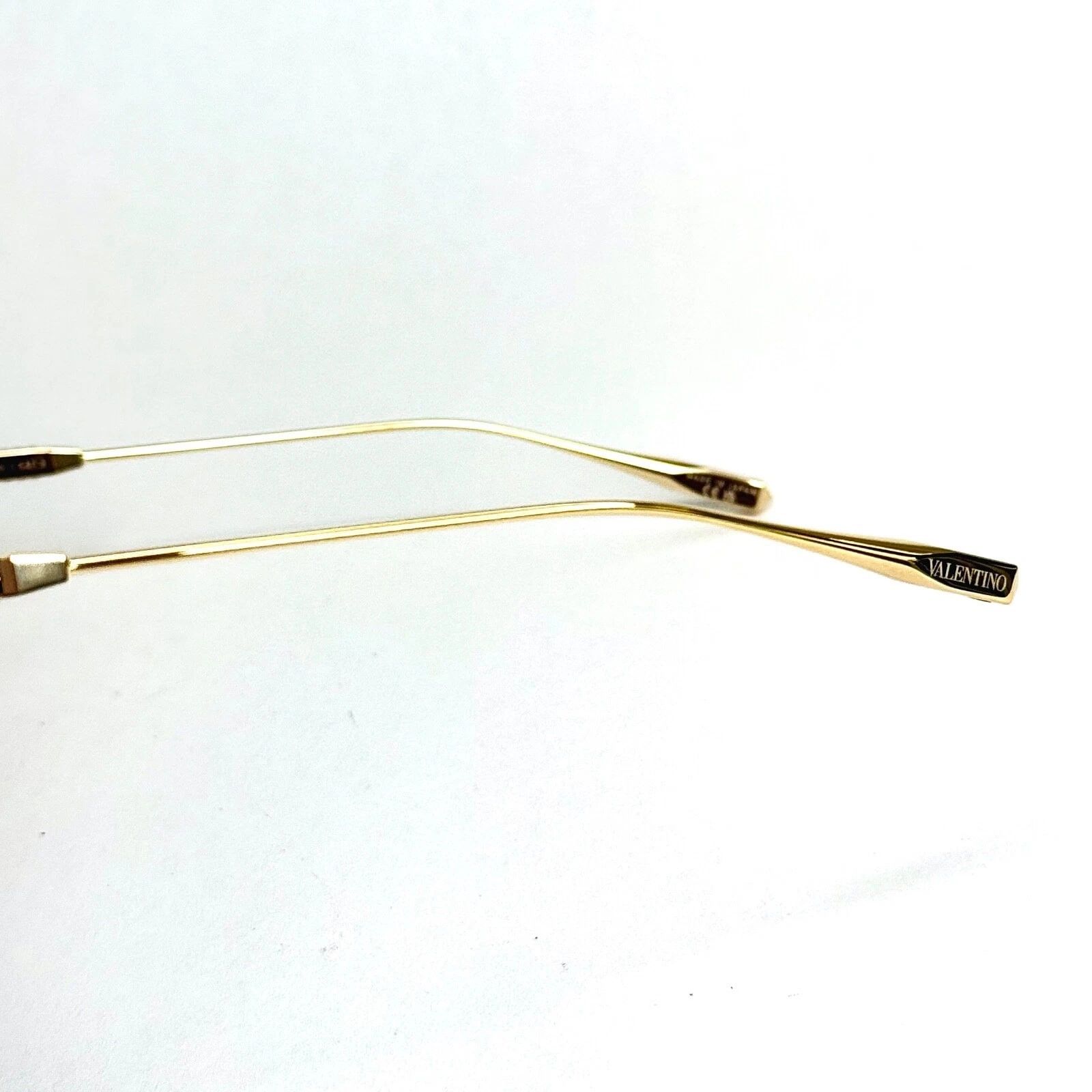 Valentino VALENTINO V LIGHT VLS116 Gold Titanium VLS 116B Sunglass Size ONE SIZE - 7 Thumbnail