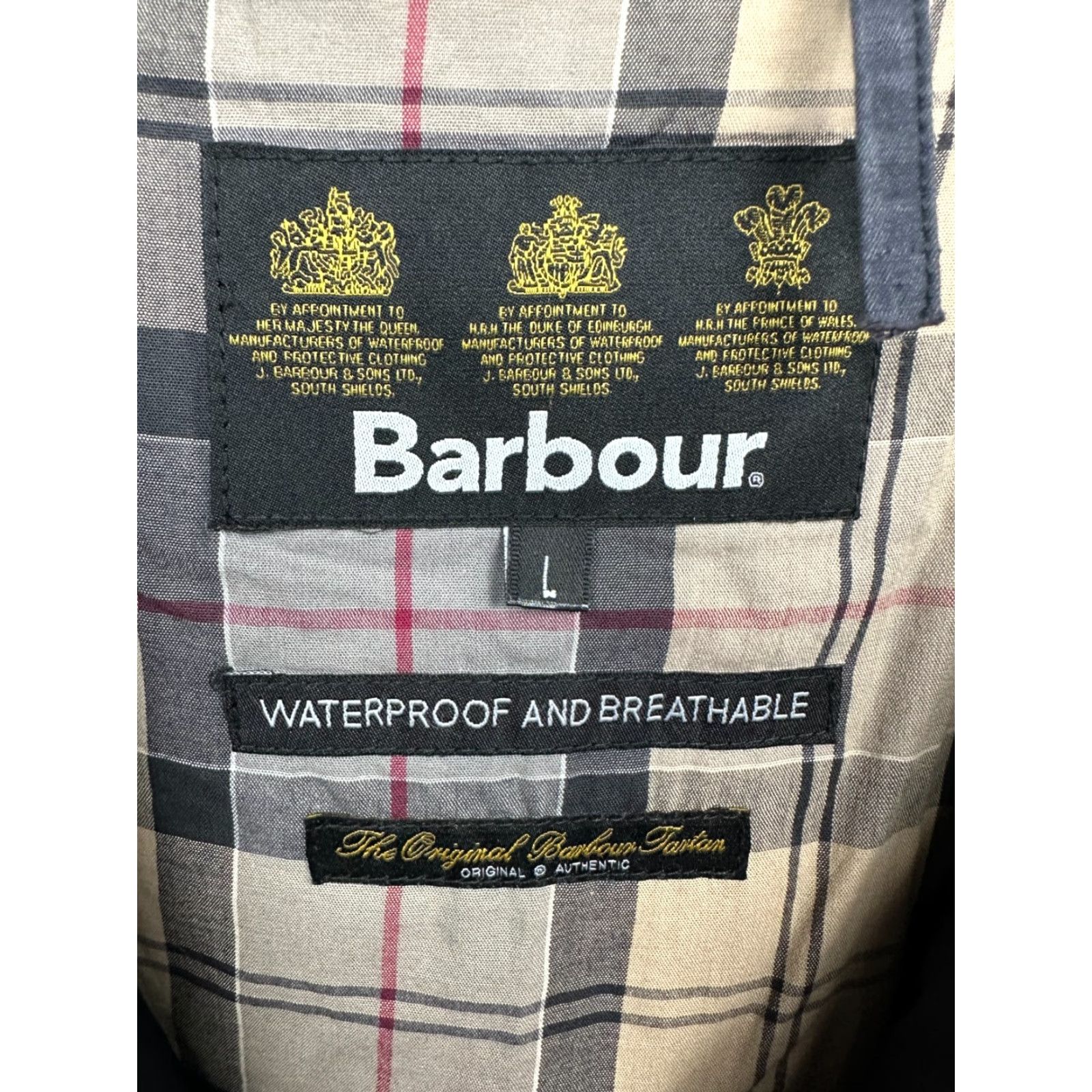 Barbour Barbour Jacket Cornish Mens L Waterproof Blue Barbour Cornish Jacket Mens L Waterproof Blue Size US L / EU 52-54 / 3 - 5 Thumbnail