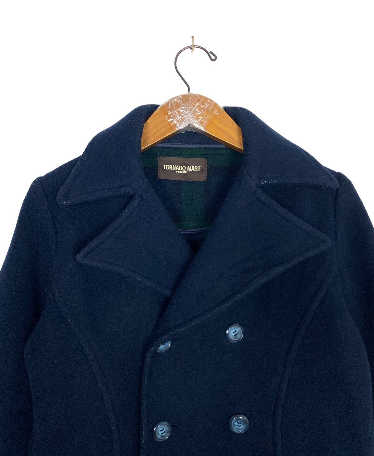 Tornado Mart Rare‼️ Tornado Mart Femme Wool Pea Coat Size S / US 4 / IT 40 - 4 Thumbnail
