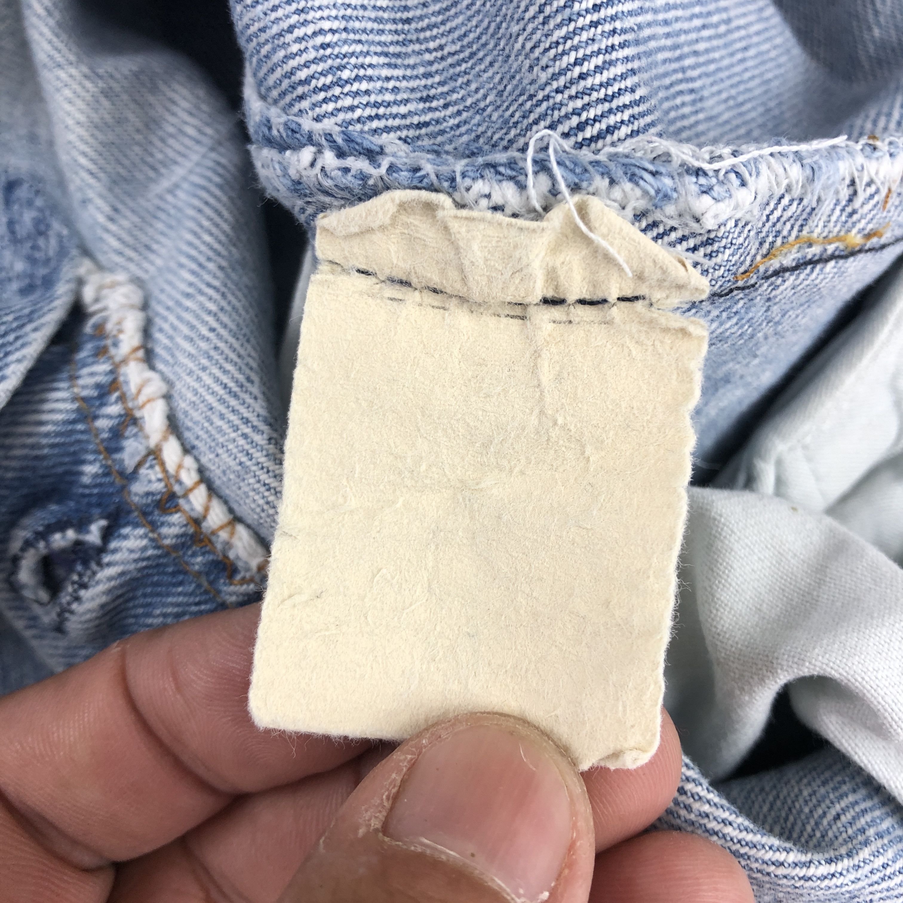 Levi's Vintage 70s Distressed Levis 501 Sunfaded Jeans Levi's Denim Size US 30 / EU 46 - 9 Thumbnail