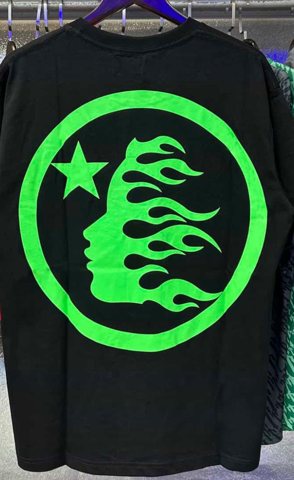 HELLSTAR HELLSTAR t shirt green logo size XL Size US XL / EU 56 / 4 - 6 Thumbnail