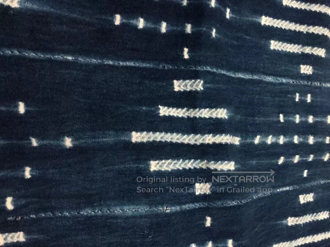Visvim Vintage Indigo African Dyed Shawl. Size ONE SIZE - 8 Thumbnail