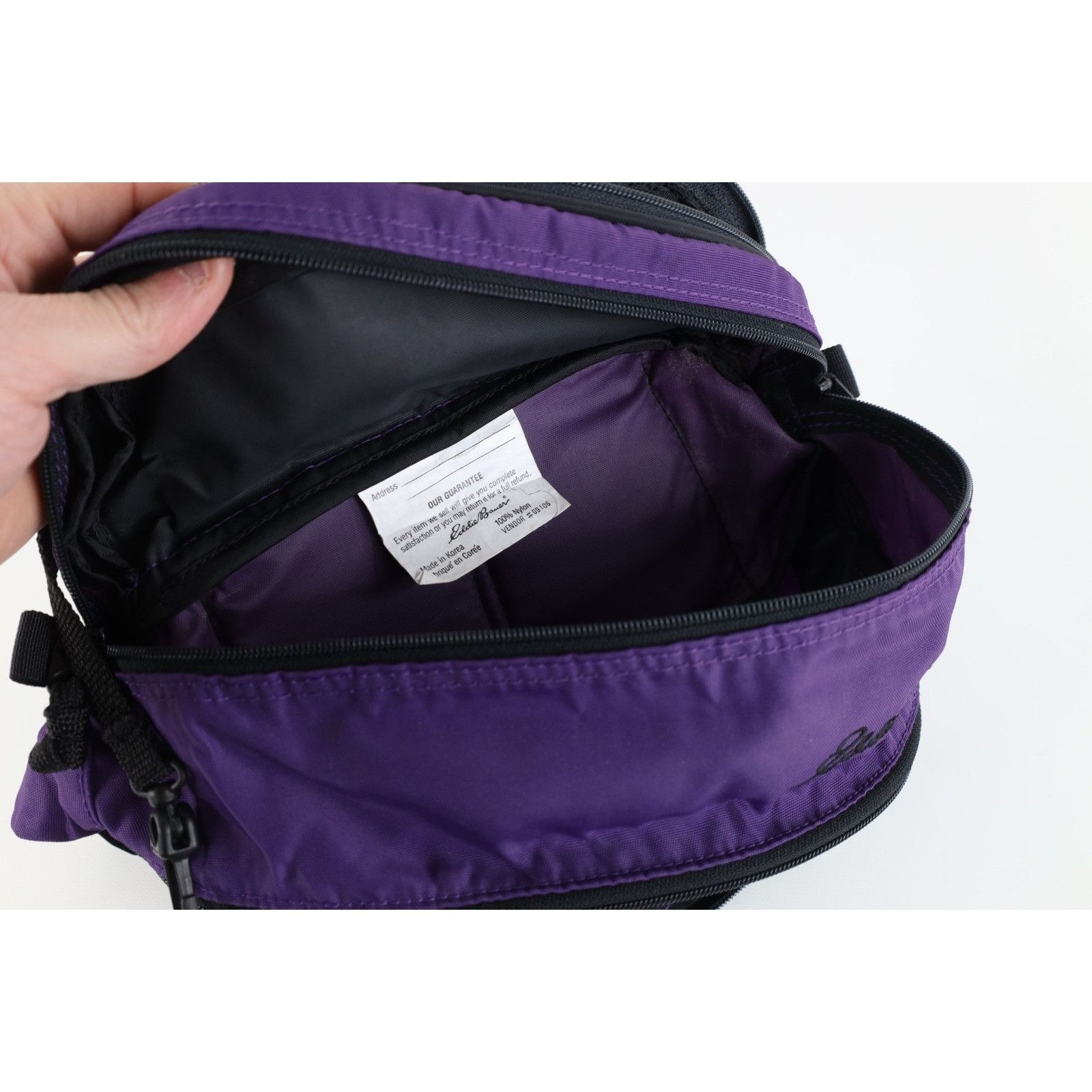 Eddie Bauer Vintage 90s Eddie Bauer Hiking Fanny Pack Belted Waist Bag Size ONE SIZE - 8 Thumbnail