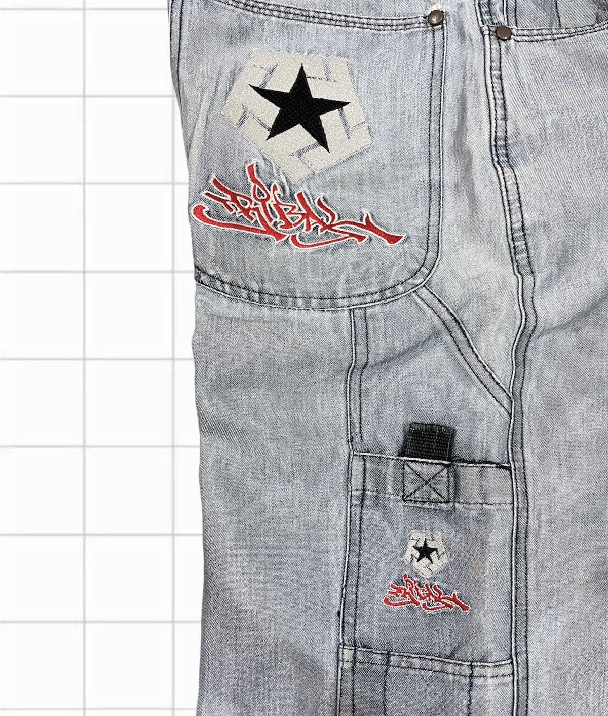 JNCO × Tribal Streetwear × Vintage Vintage Tribal Gear Jnco Y2K Jorts Size US 28 / EU 44 - 7 Thumbnail
