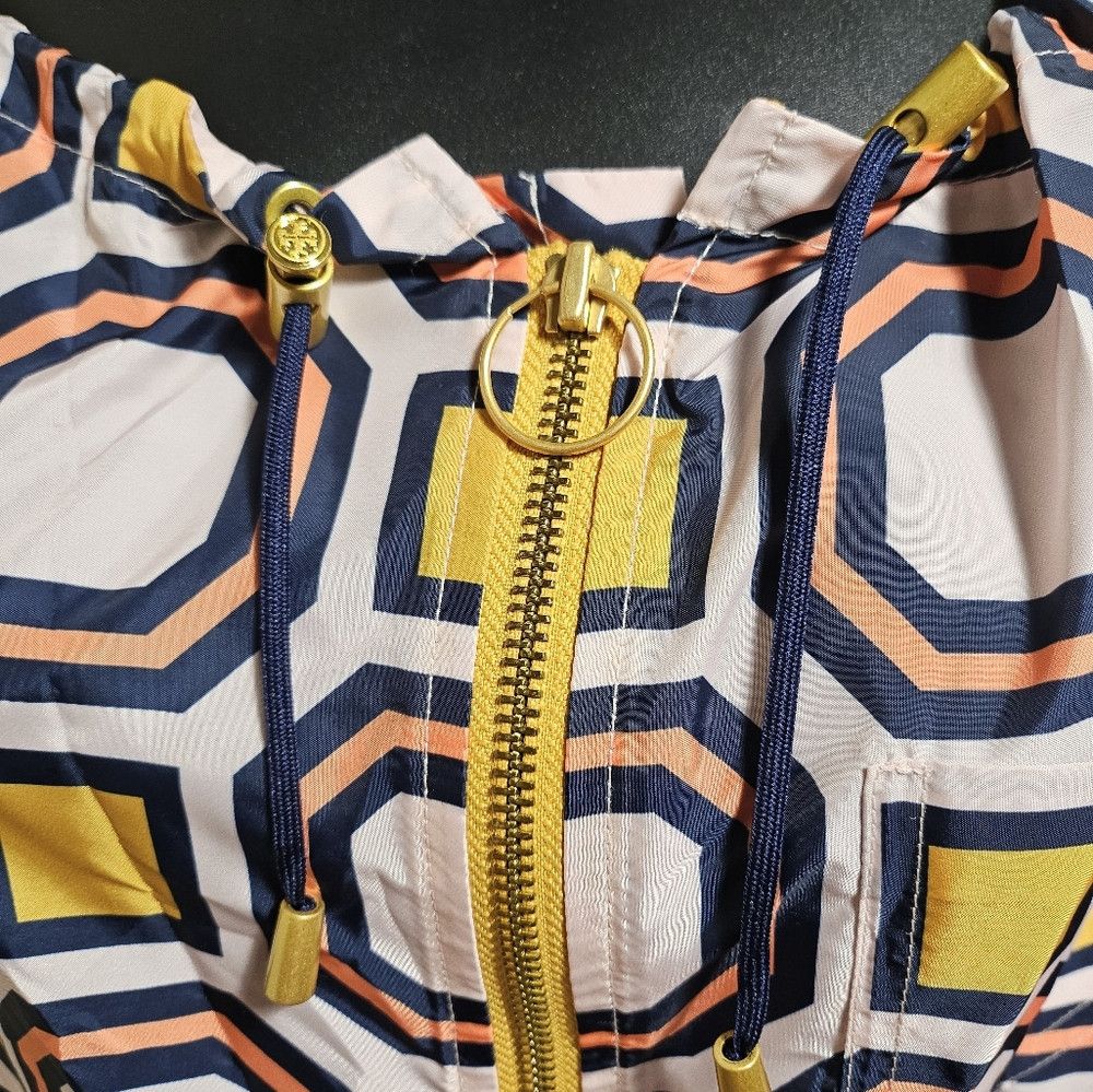 Tory Burch Tory Burch Digby Geometric Packable Lightweight Jacket 0 xs Size S / US 4 / IT 40 - 6 Thumbnail