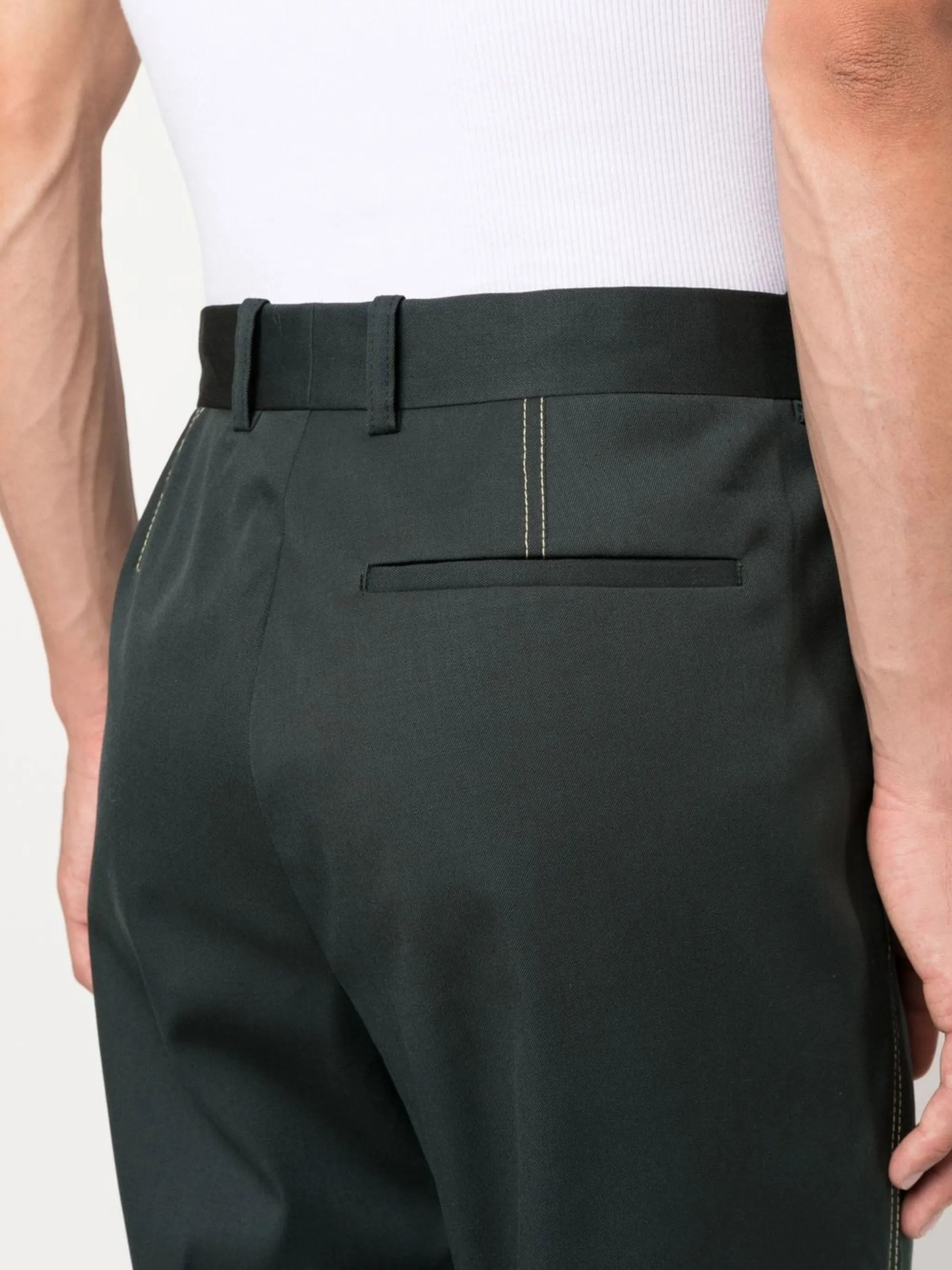 OAMC o1y0225 Casual Pant in Dark Green Size US 34 / EU 50 - 3 Thumbnail
