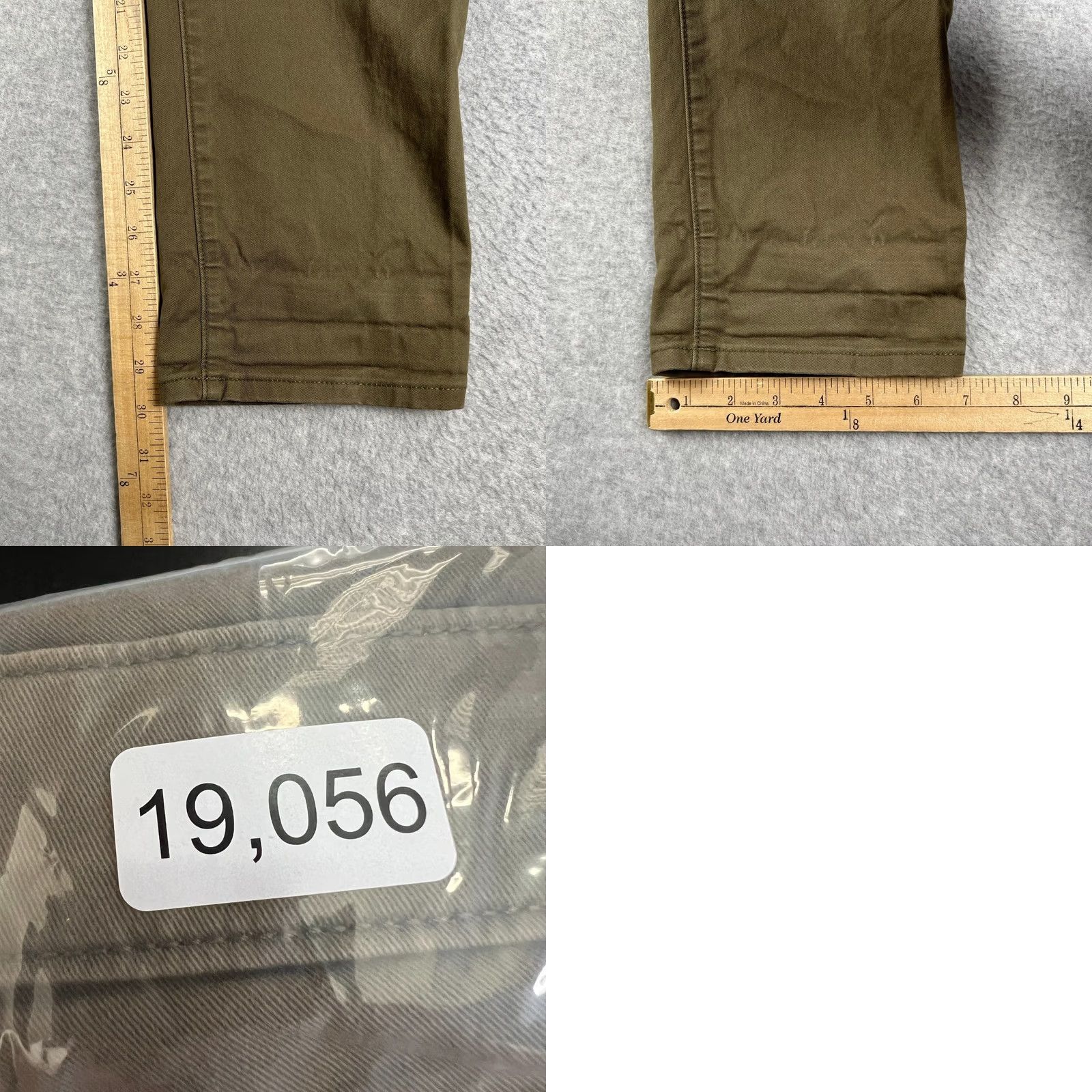 Flint And Tinder Flint & Tinder Slim Fit 365 Pants Stretch Chino Green Huckberry 31x30 Mens Size US 31 - 8 Thumbnail