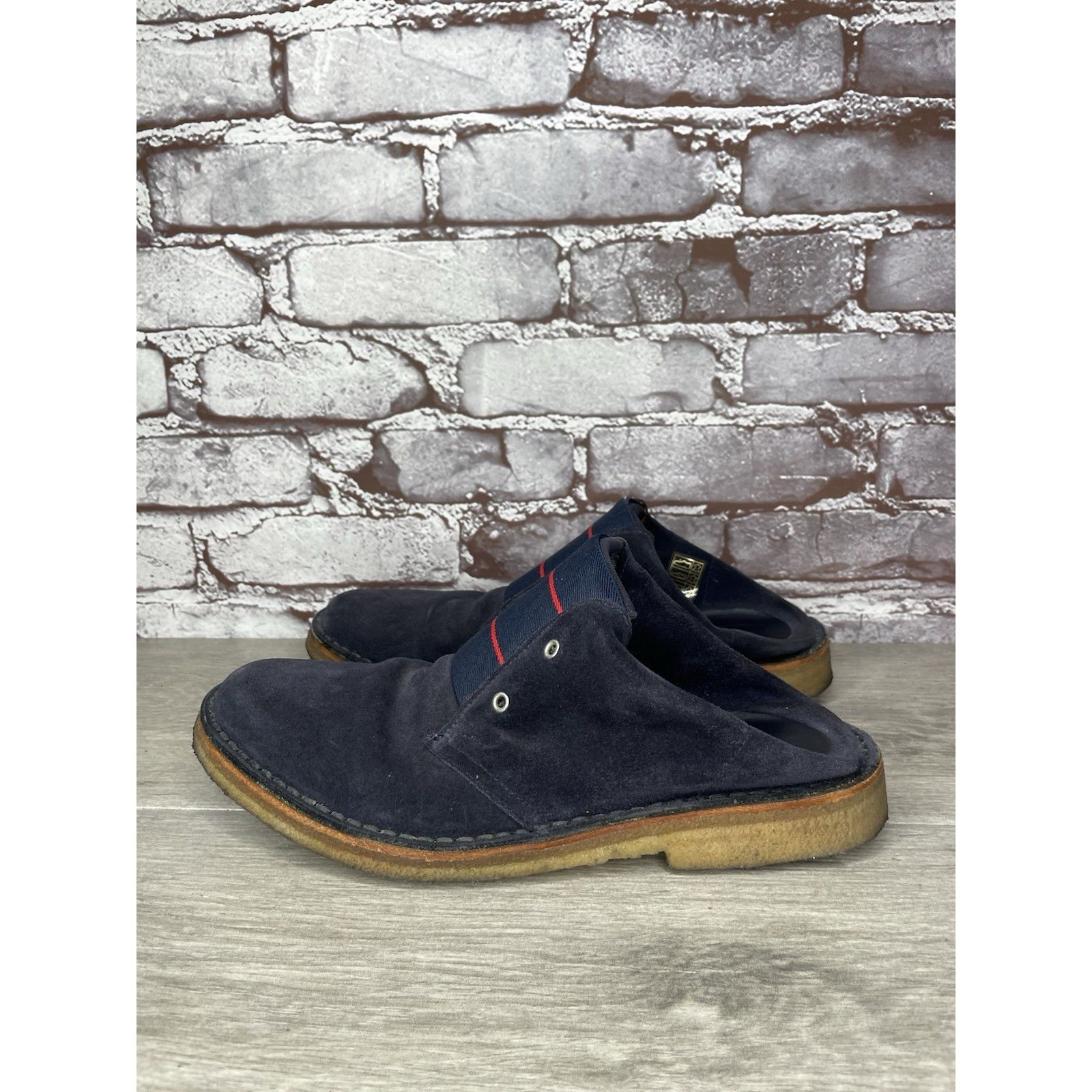 Band Of Outsiders Band of Outsiders Blue Suede Leather Gum Soles Mule Shoes Wo Size US 9.5 / IT 39.5 - 17 Thumbnail