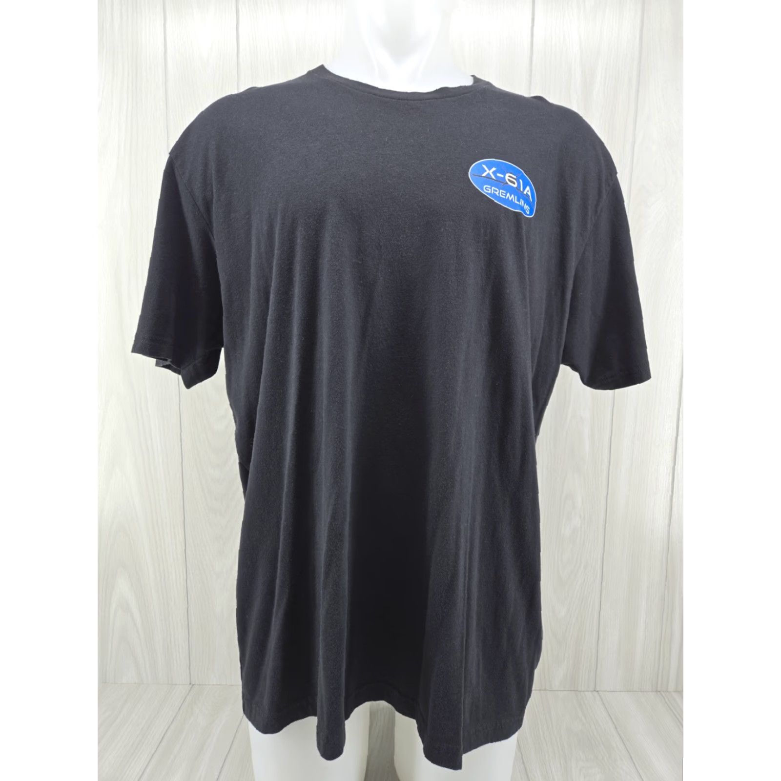 Next Level VINTAGE Dynetics Company X-61A Gremlins Men's Black T-shirt 2XL Size US XXL / EU 58 / 5 - 4 Thumbnail